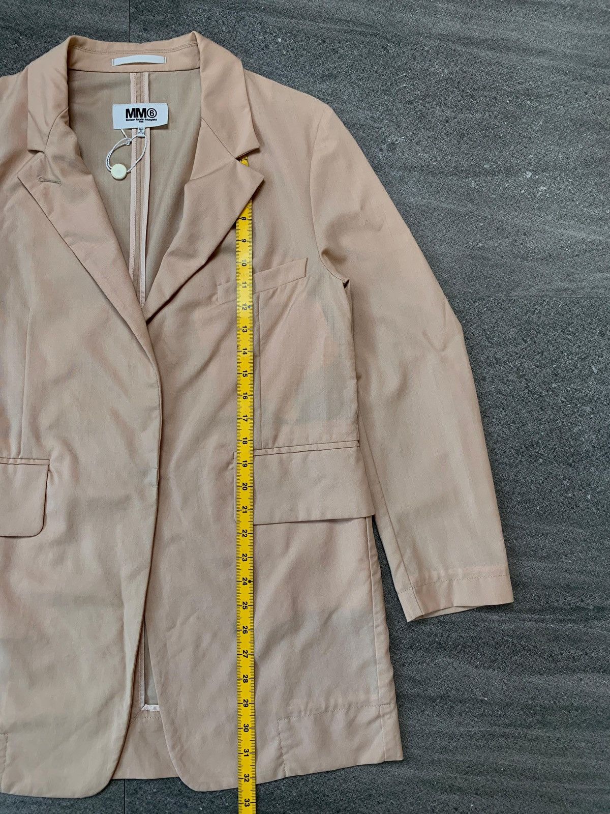 Maison Margiela FREE TAX ! MM6 Peach Light Wool Blazer Jacket Size US S / EU 44-46 / 1 - 14 Thumbnail