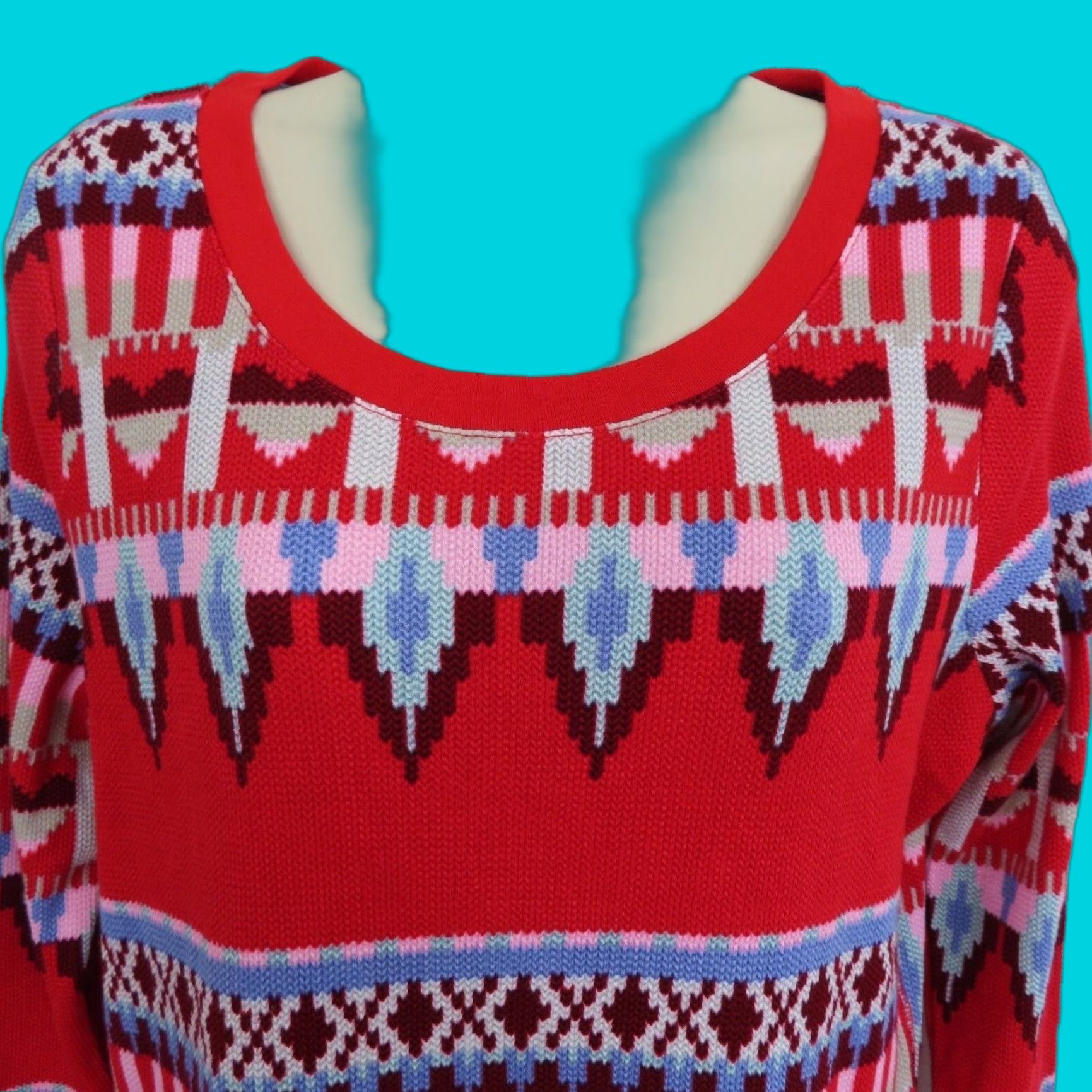 Victoria's Secret Victoria's Secret Womens Small Nordic Waffle Thermal Long Sleeve Shirt Christmas Red XS S? Size S / US 4 / IT 40 - 1 Thumbnail