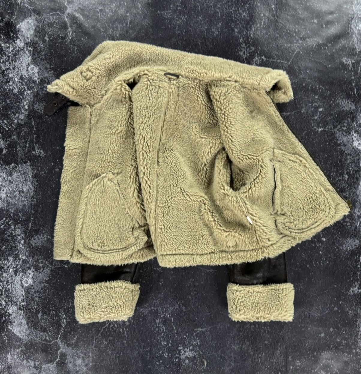 Vintage Cropped Sheepskin flyer’s jacket Size S / US 4 / IT 40 - 7 Thumbnail