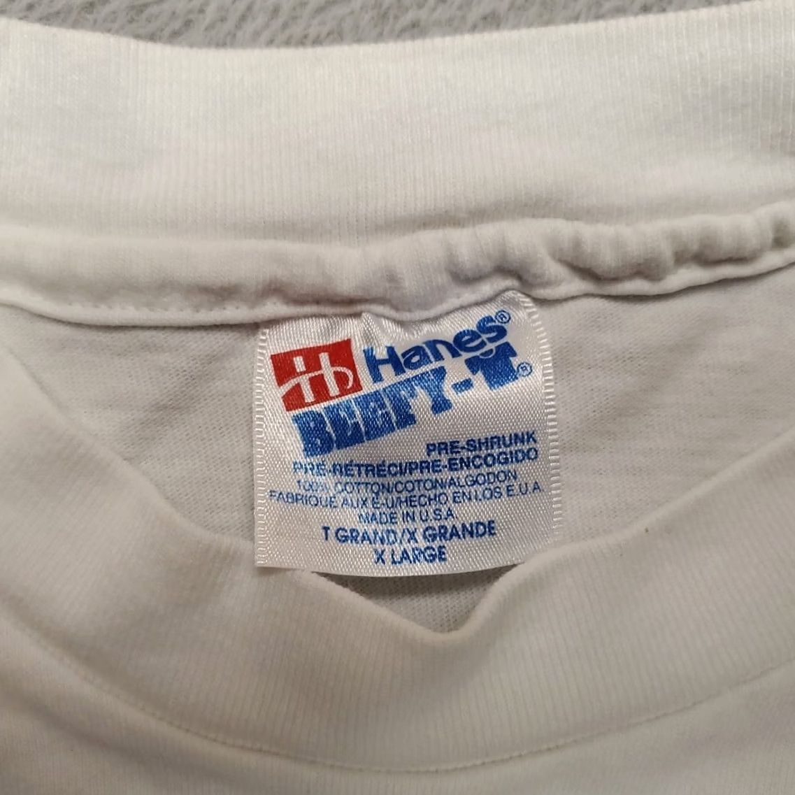 Vintage VINTAGE Hillary Clinton Presidents Wives Shirt Mens XL White Single Stitch T-Shirt Shirt 90s T Shirt Womens/Mens? Size US XL / EU 56 / 4 - 3 Thumbnail