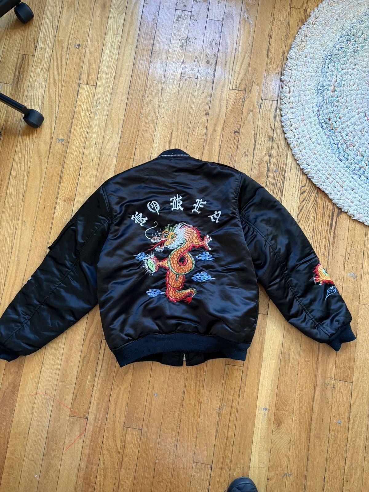 Vintage Vintage 80-90s Korea Souvenir Sukajan Bomber Jacket Dragon Size US M / EU 48-50 / 2 - 4 Thumbnail