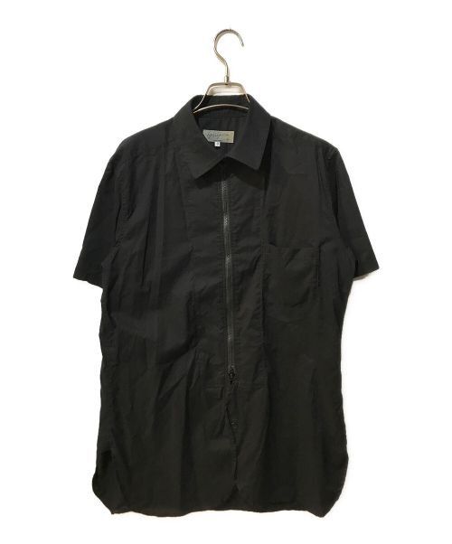 Yohji Yamamoto Yohji Yamamoto pour homme zip up half sleeve shirt Size US M / EU 48-50 / 2 - 2 Thumbnail