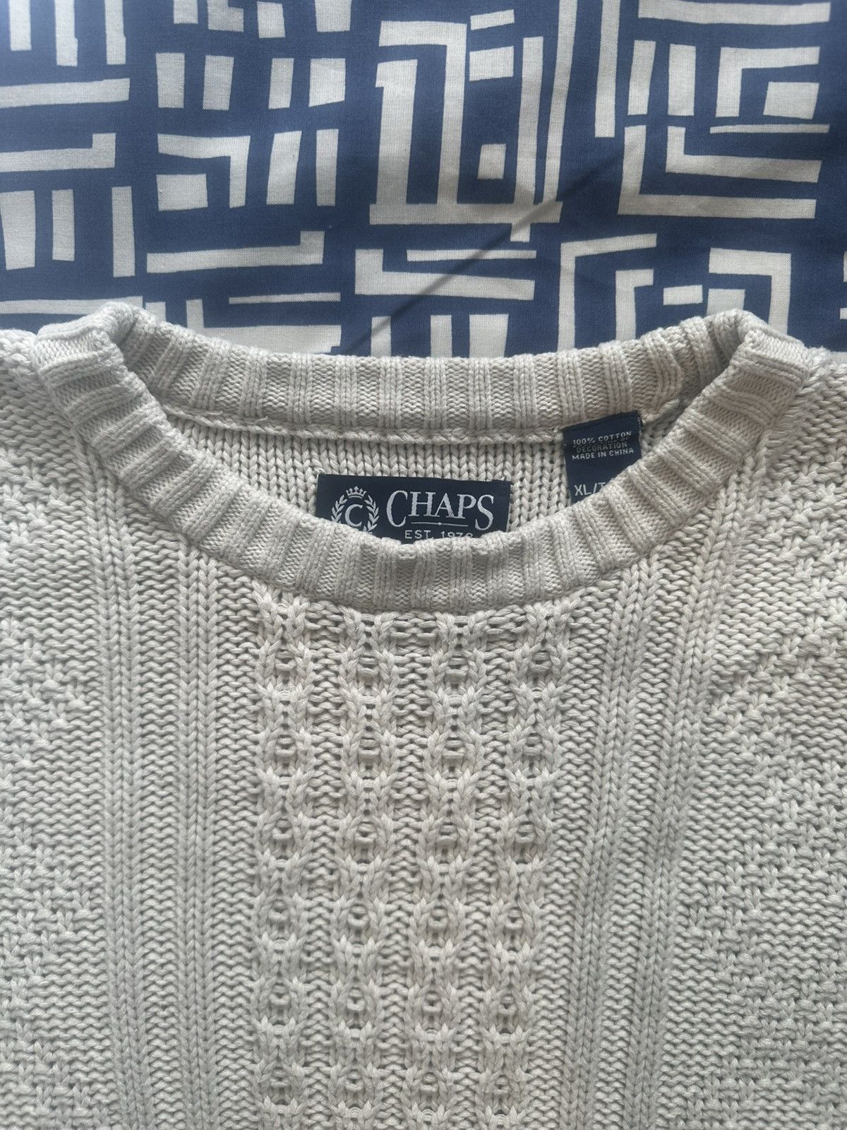 Chaps Ralph Lauren Vintage Ralph Lauren Chaps Sweater Cotton Knit (new) Size US XL / EU 56 / 4 - 6 Thumbnail