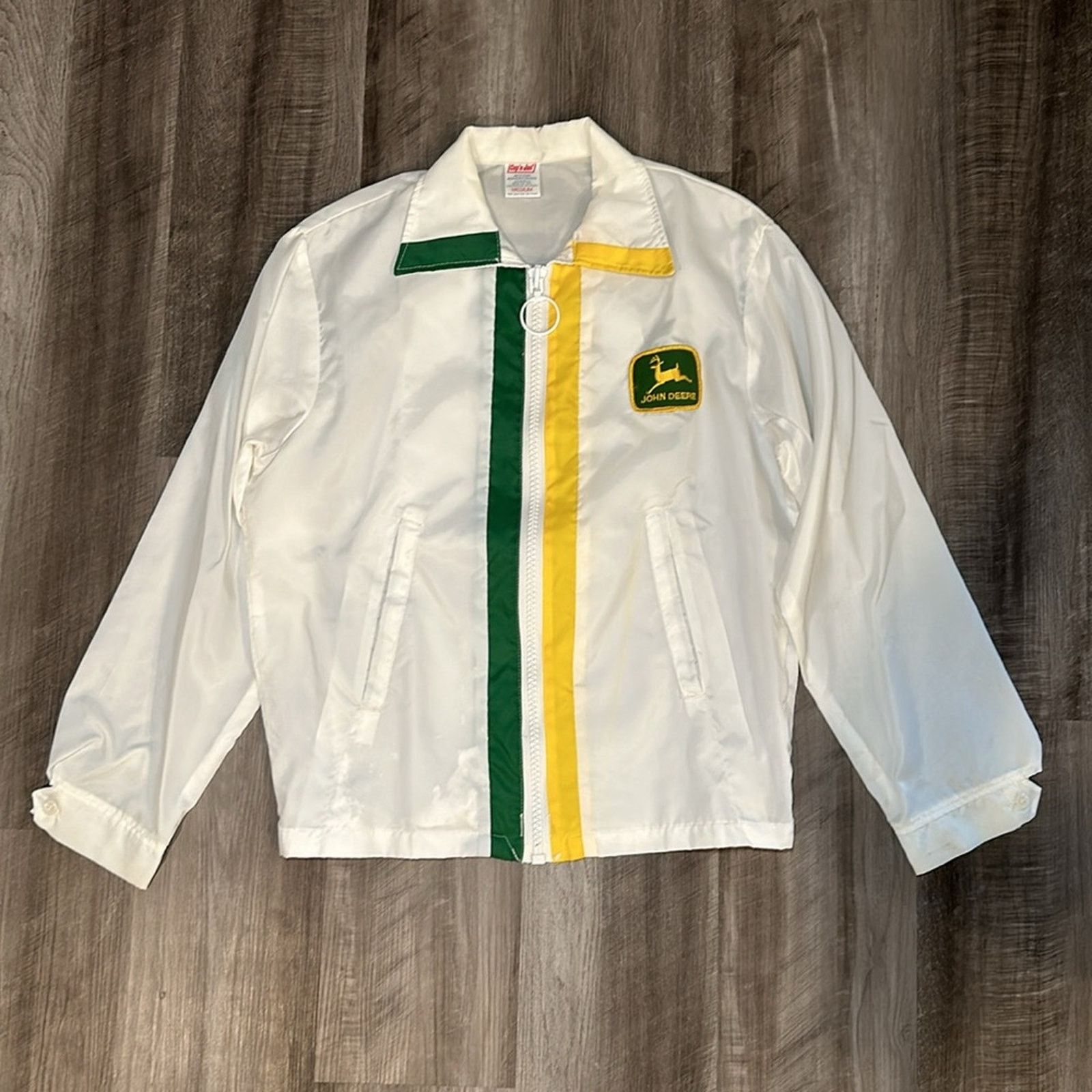 Other Cap’n Jac Vintage John Deere Windbreaker - Medium Size US M / EU 48-50 / 2 - 2 Thumbnail
