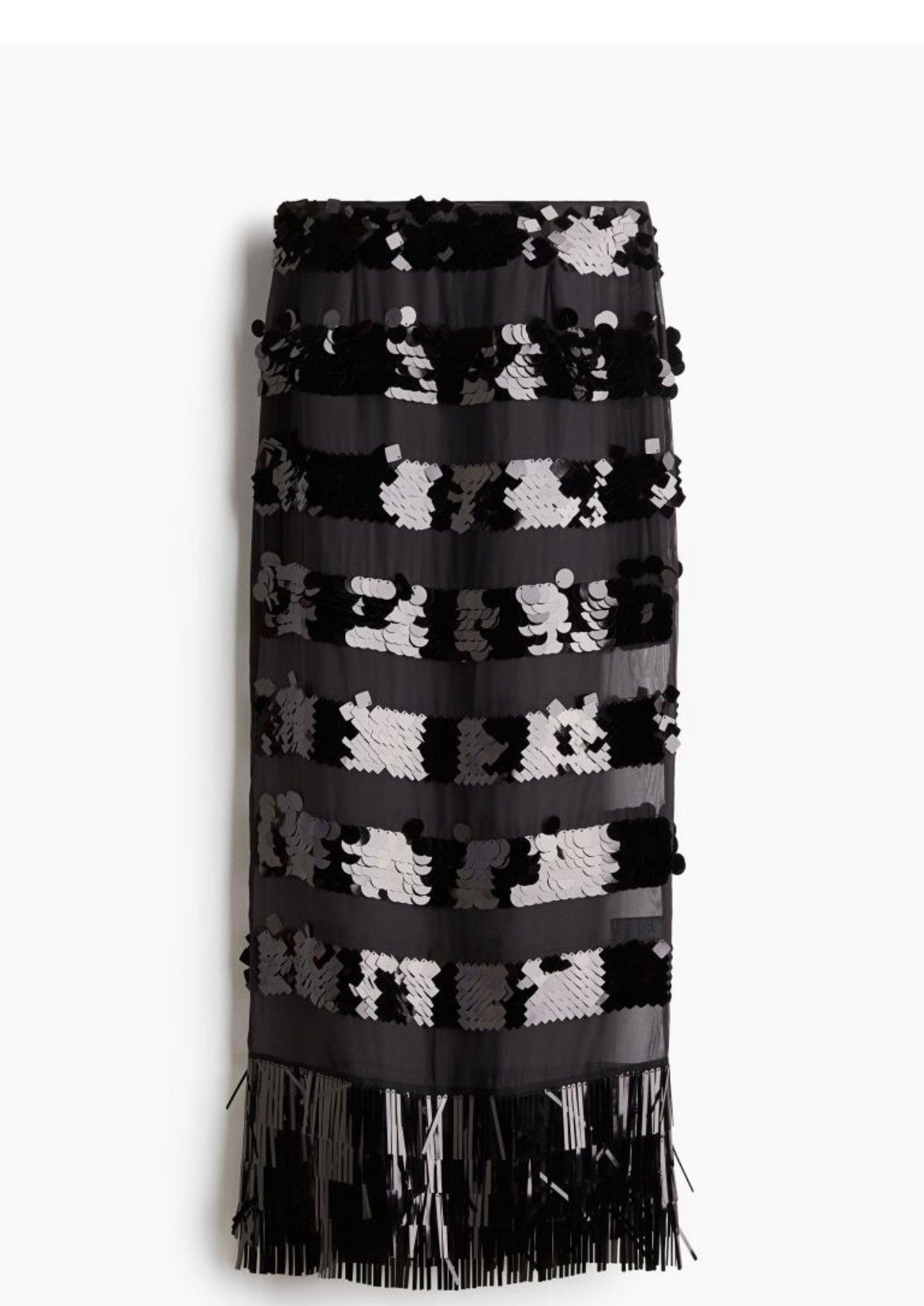H&M H & M long sequin skirt Size 26" / US 2 / IT 38 - 5 Thumbnail