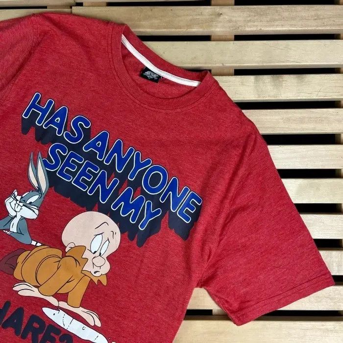 Warner Bros Mens Vintage T Shirt Looney Tunes Seen my here Size L Size US L / EU 52-54 / 3 - 2 Thumbnail