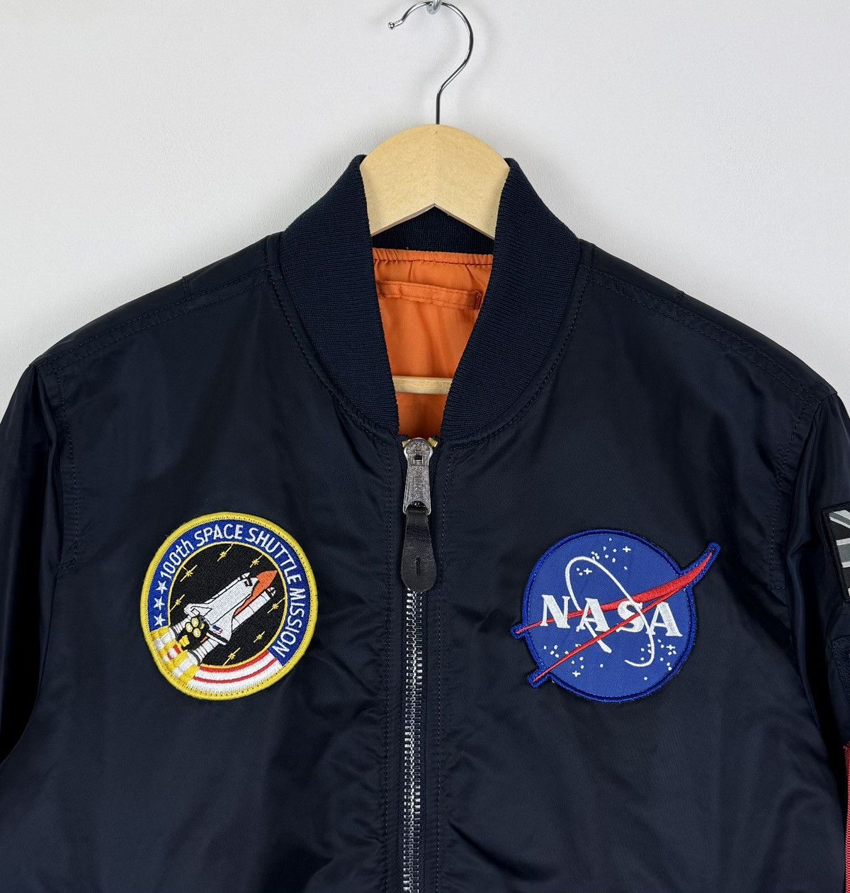 Alpha Industries Alpha industries MA-1 VF NASA Flyer’s Bomber Jacket Blue Top Size US M / EU 48-50 / 2 - 2 Thumbnail