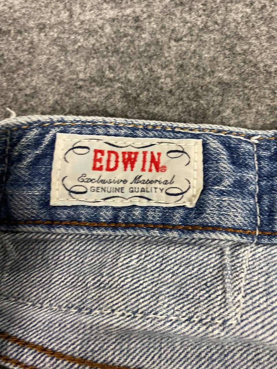 Edwin vintage edwin japan white label distressed denim Size US 37 - 12 Thumbnail