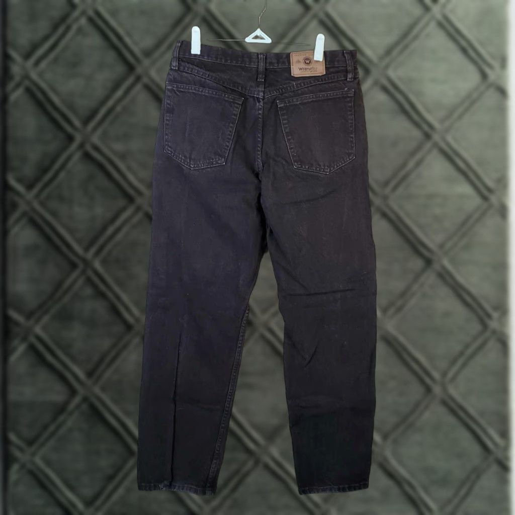 Wrangler VINTAGE Wrangler Jeans Black 32 x 31 Cowboy Jeans Men 32 Regular Inseam 31 Straight Mens Black Wrangler Jeans Cowboy Grunge Size US 32 / EU 48 - 1 Thumbnail