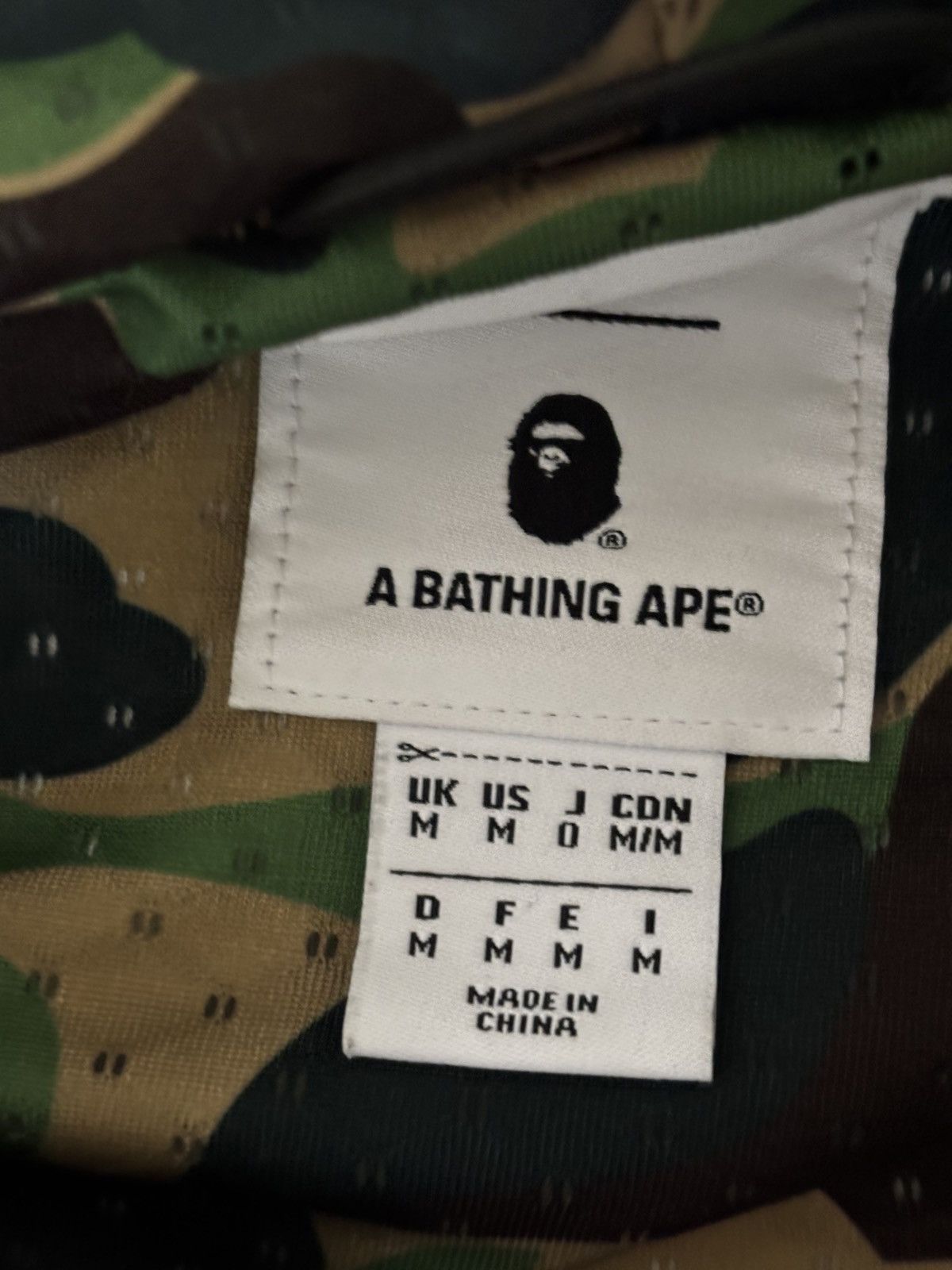 Adidas × Bape Authentic ape bape x adidas green camo shark hoodie M used Size US M / EU 48-50 / 2 - 7 Thumbnail