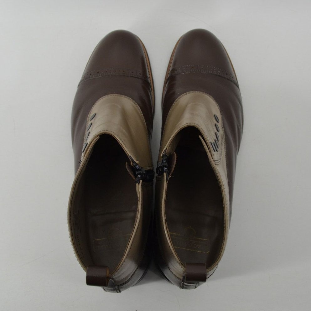 Stacy Adams Stacy Adams Mens Size 11 Madison Cap Toe Boots Gatsby Zip Size US 11 / EU 44 - 6 Thumbnail