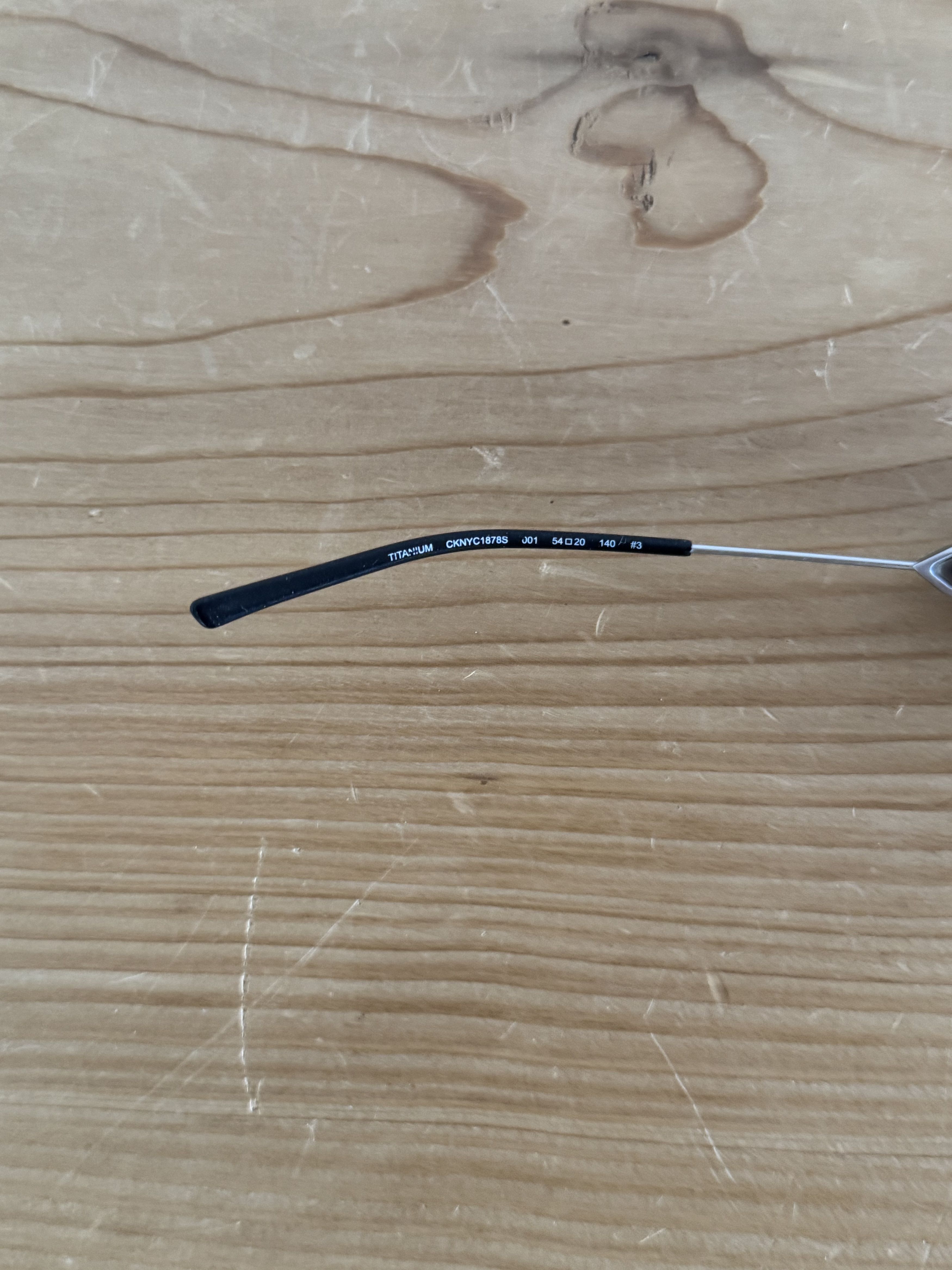 Calvin Klein 205W39NYC CKNYC1878S Titanium Bridge Sunglasses Size ONE SIZE - 7 Thumbnail