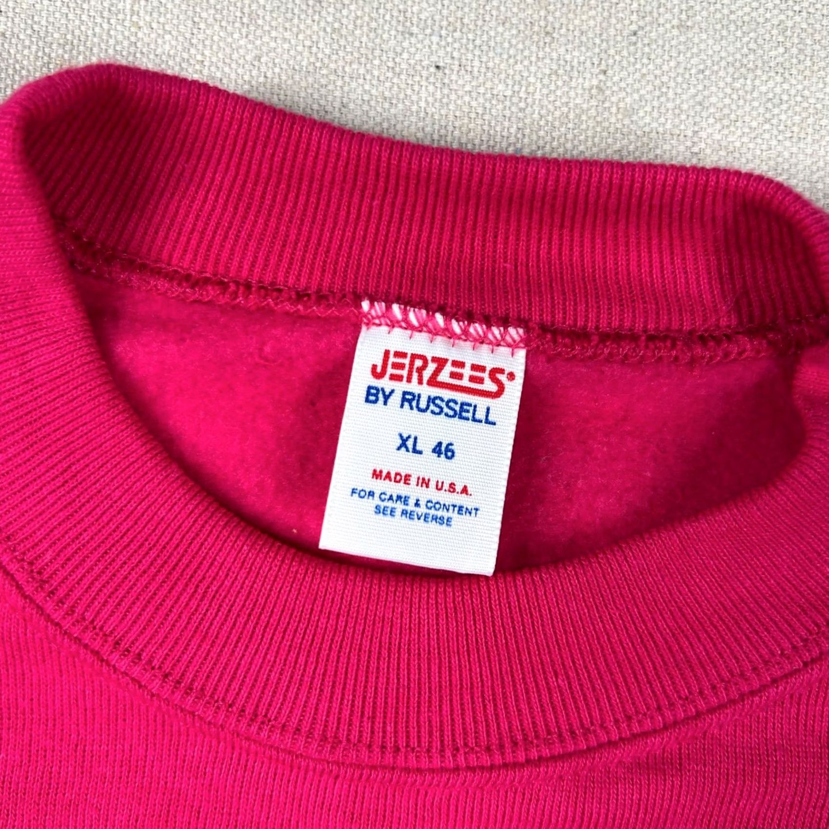 Jerzees Vintage Jerzees Sweatshirt Womens XL Colony Club Southampton Shores 1980s Pink Activewear Size XL / US 12-14 / IT 48-50 - 3 Thumbnail