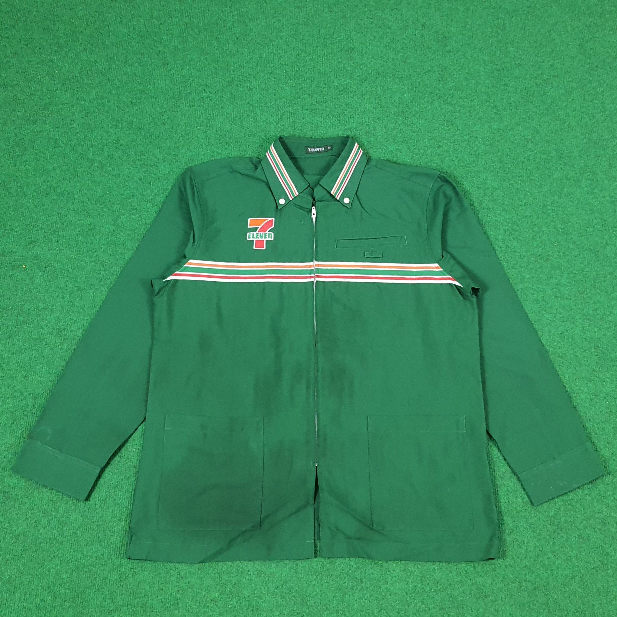 Japanese Brand × Vintage Vintage 7 Eleven Japan Edition Staff Uniform Jacket Size US M / EU 48-50 / 2 - 3 Thumbnail