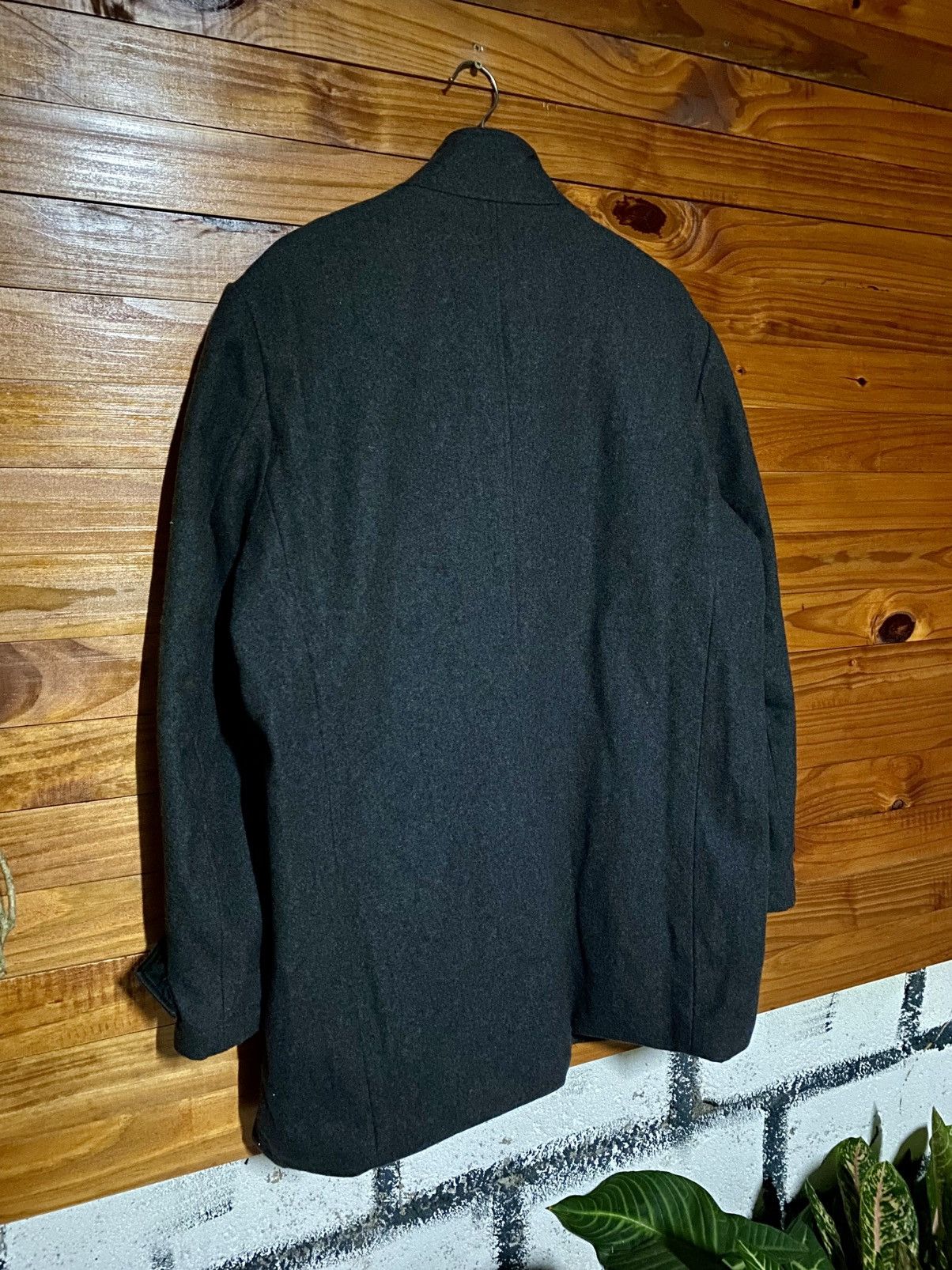 Andrew Marc Marc New York by Andrew Marc Charcoal Wool-Blend Overcoat Size US L / EU 52-54 / 3 - 12 Thumbnail