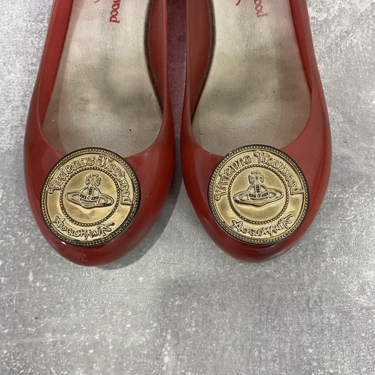 Melissa × Vivienne Westwood Vintage Vivienne Westwood Melissa Ballet Flats Anglomania Size US 7 / IT 37 - 3 Thumbnail