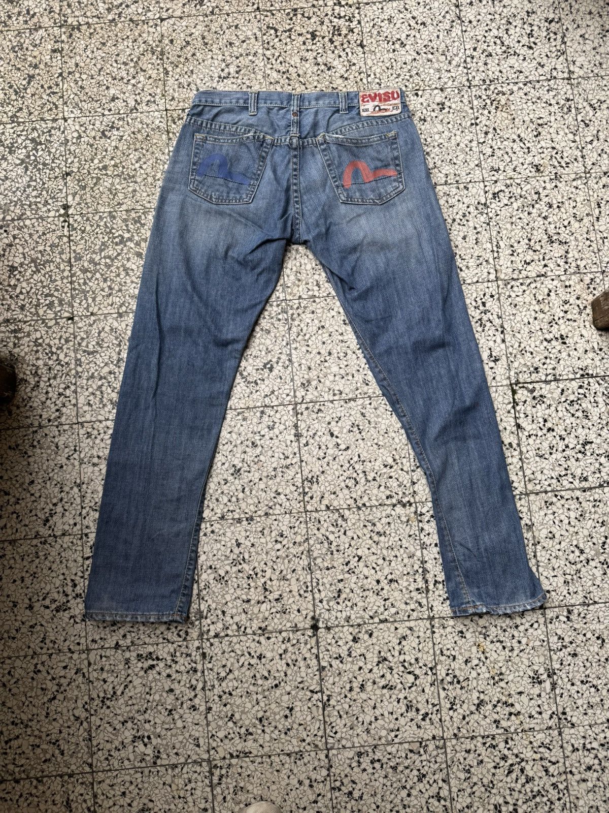 Evisu × Japanese Brand Evisu Hokusai painter and seagull print jeans Japan y2k Size 28" / US 6 / IT 42 - 1 Thumbnail