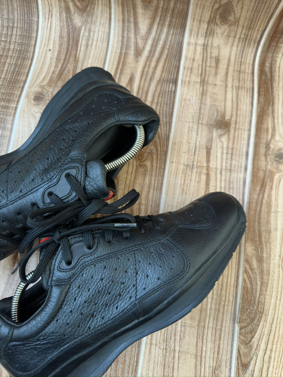 Prada Vintage Prada Sport Allacciata Regata Gym Nero Sneakers. Size US 7.5 / EU 40-41 - 15 Thumbnail