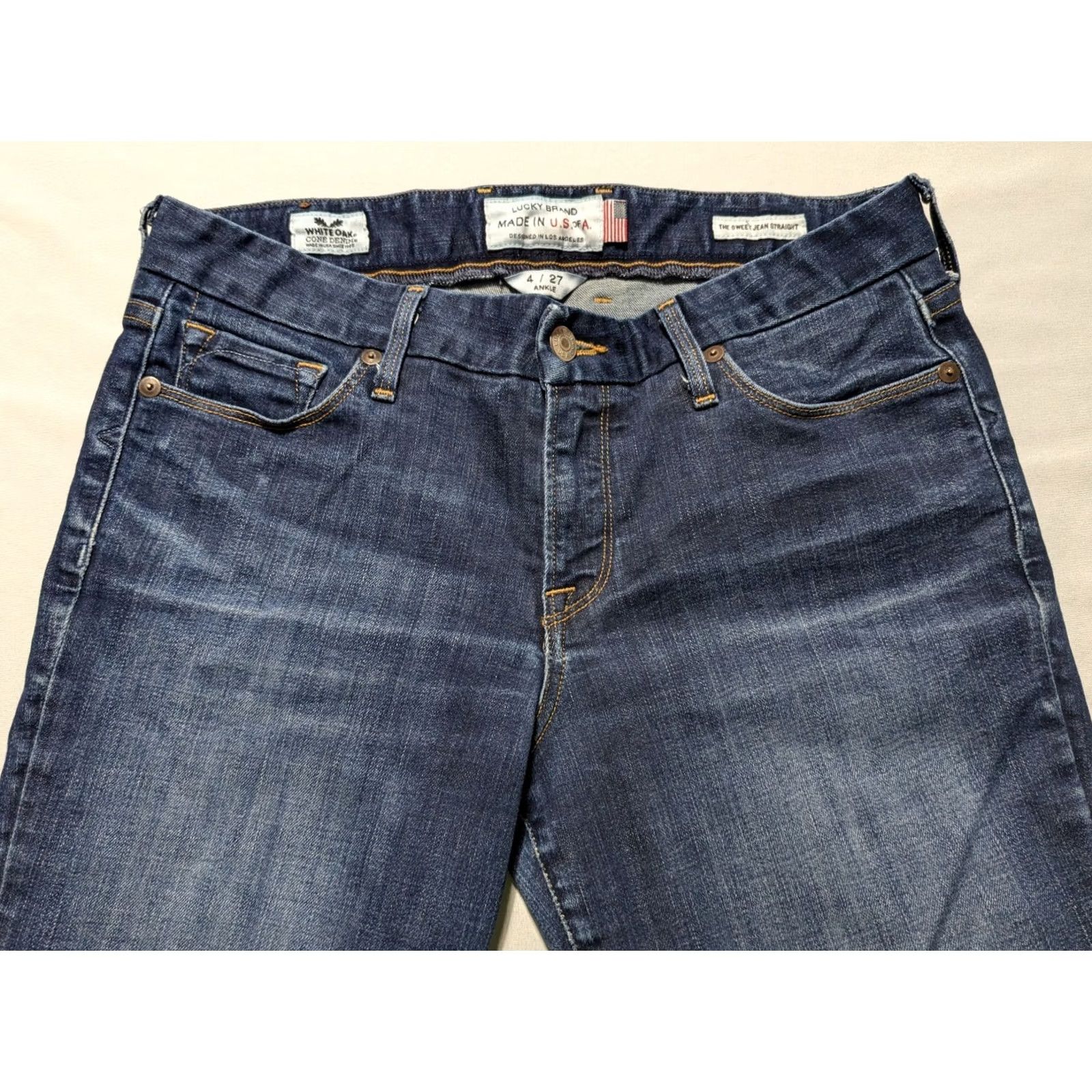 Lucky Brand Lucky Brand X White Oak Cone Denim Women 4 Sweet Jean Straight Denim Blue Jeans USA Women 4 Straight Denim Blue Jeans Mens Womens Girls Boy Size 27" / US 4 / IT 40 - 6 Thumbnail
