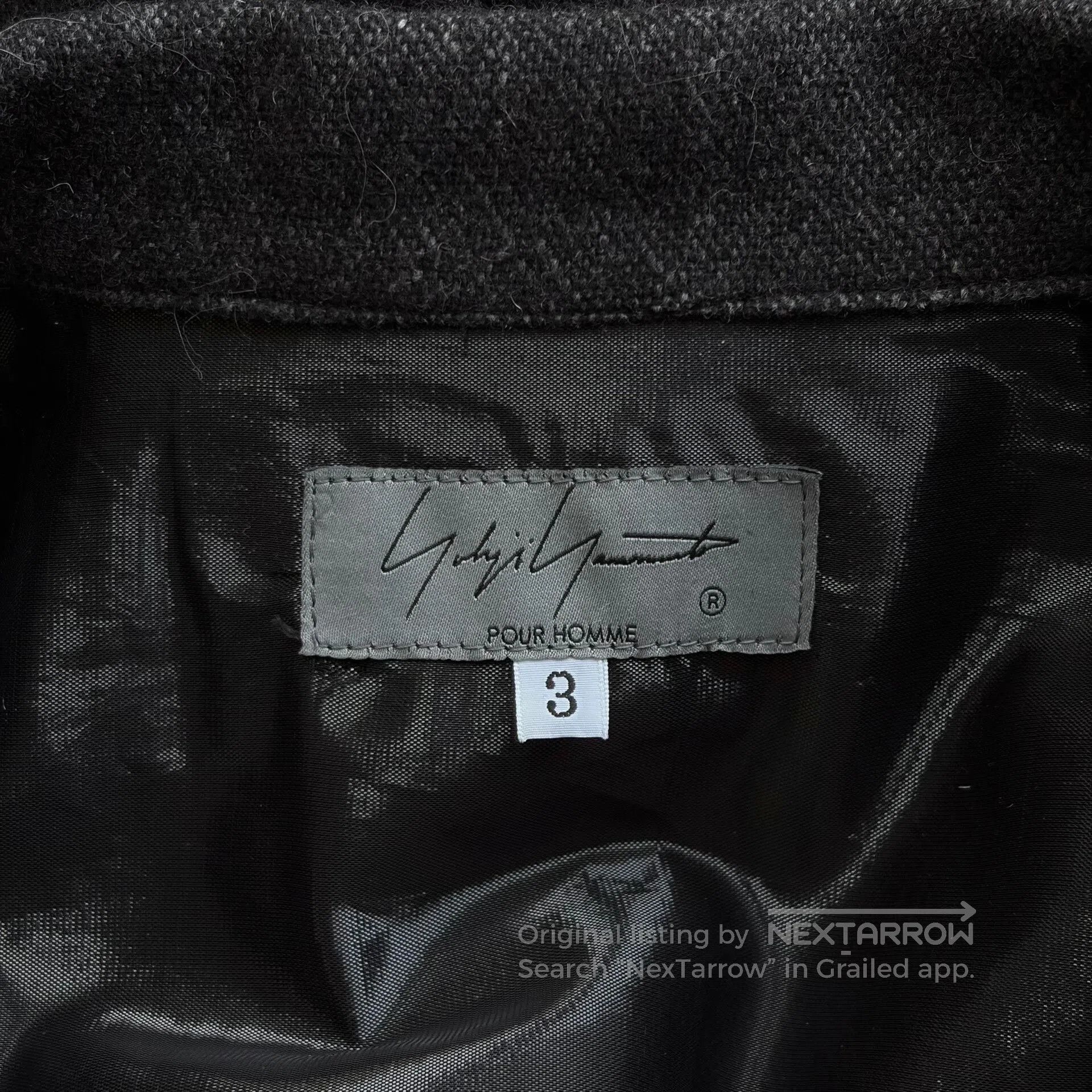 Yohji Yamamoto Yohji Yamamoto Black Zip Shirt Jacket. Size US M / EU 48-50 / 2 - 6 Thumbnail