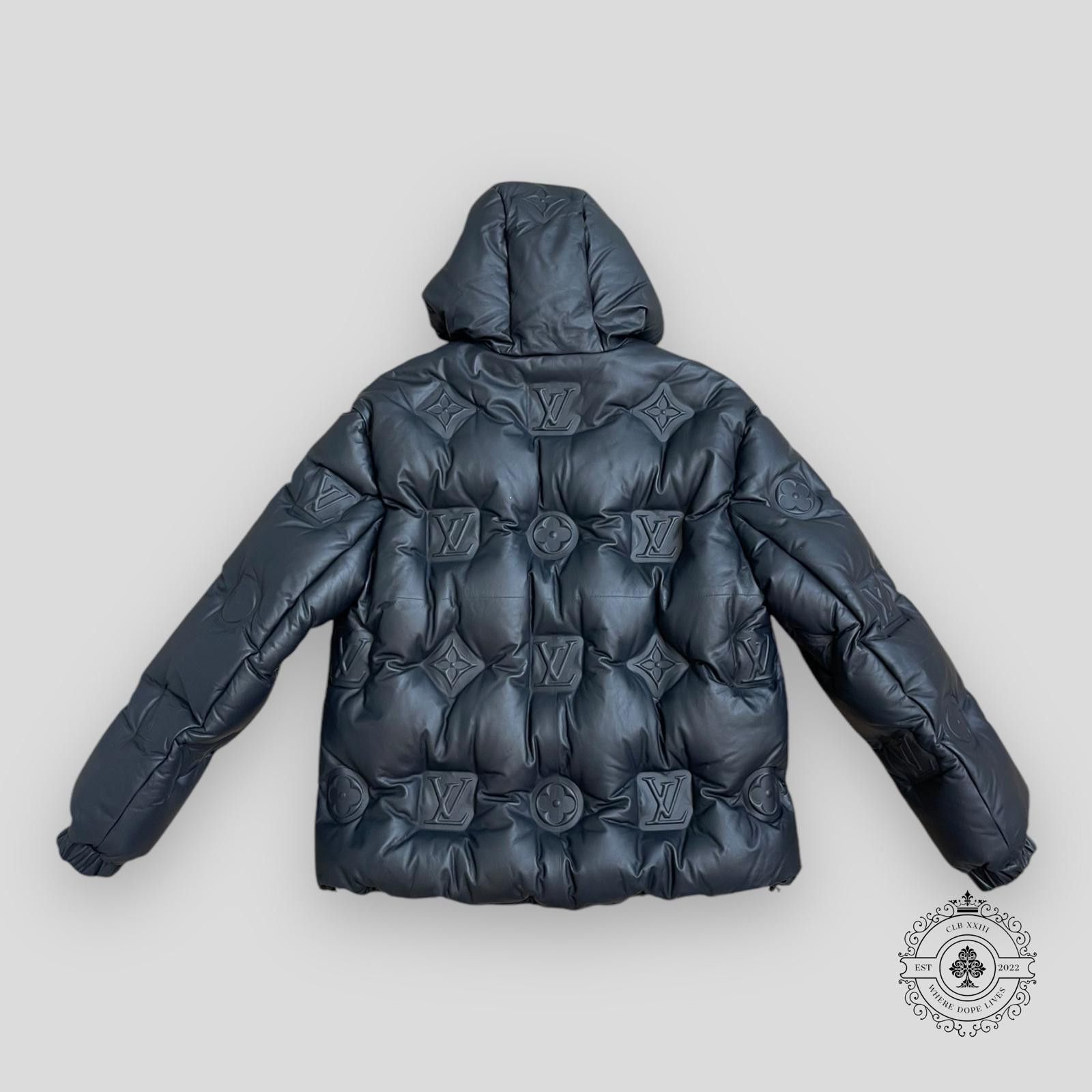 Louis Vuitton Louis Vuitton Monogram Leather Hooded Down Jacket Size US M / EU 48-50 / 2 - 2 Thumbnail