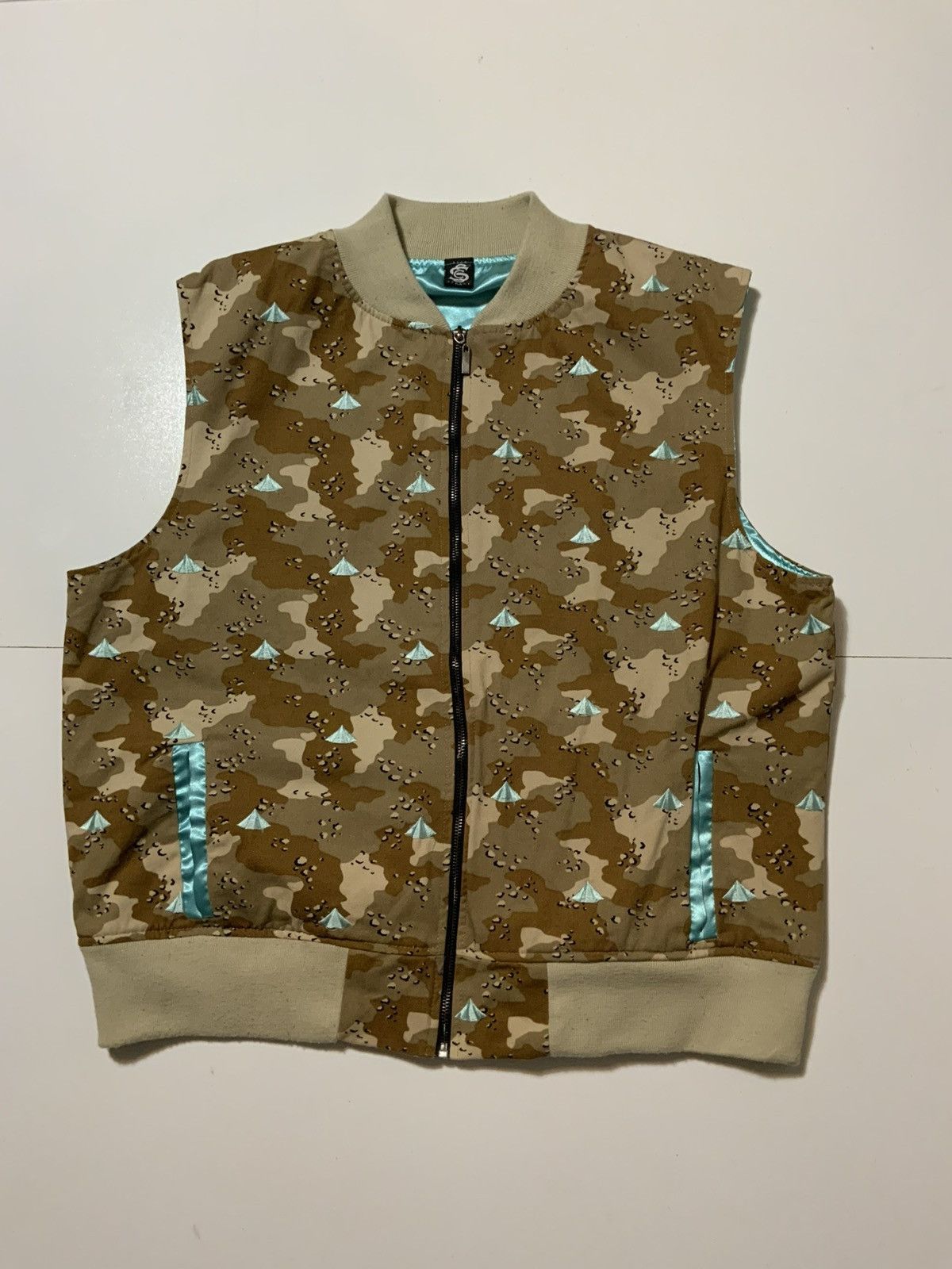 Other $165 Star Status Club Desert Storm Camouflage Vest Jacket Size US XXL / EU 58 / 5 - 1 Thumbnail