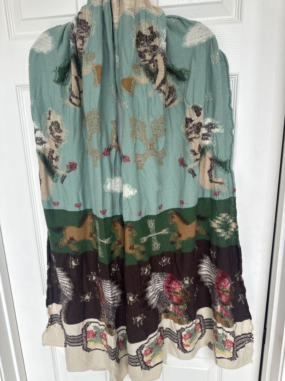 Kapital Kapital indian angel horse shawl scarf Size ONE SIZE - 4 Thumbnail