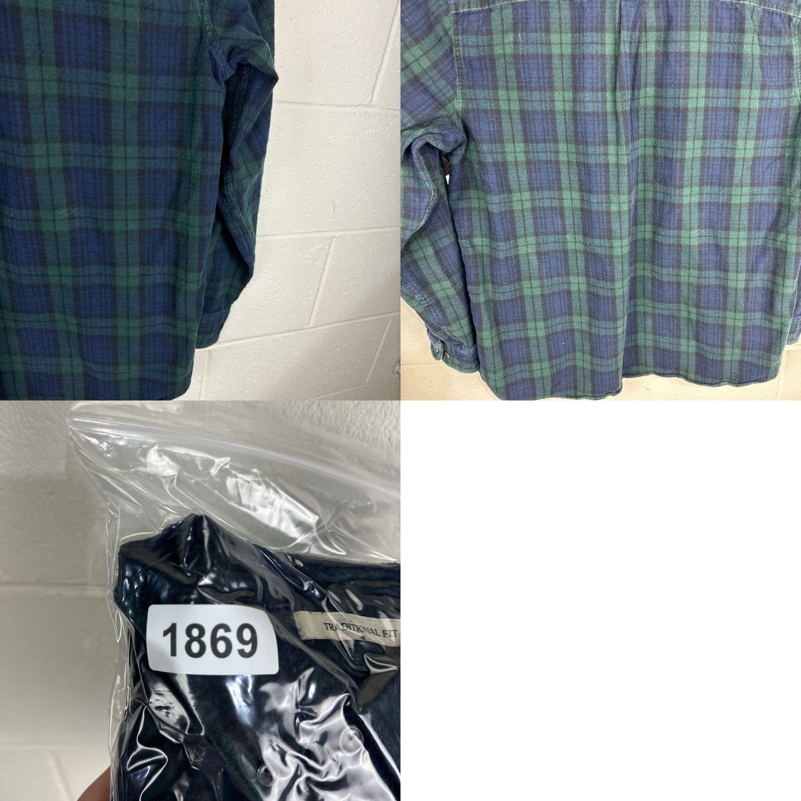 Vintage VINTAGE LL Bean Men’s Flannel Shirt XL Long Sleeve Green Blue Scotch Plaid Pocket Button-Down Career Casual 90s Mens Size US XL / EU 56 / 4 - 10 Thumbnail