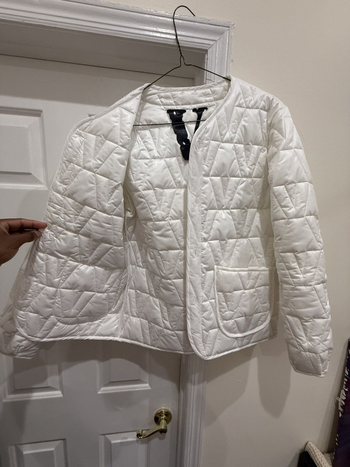 Vlone VLONE QUILTED JACKET 'WHITE' Size US M / EU 48-50 / 2 - 6 Thumbnail