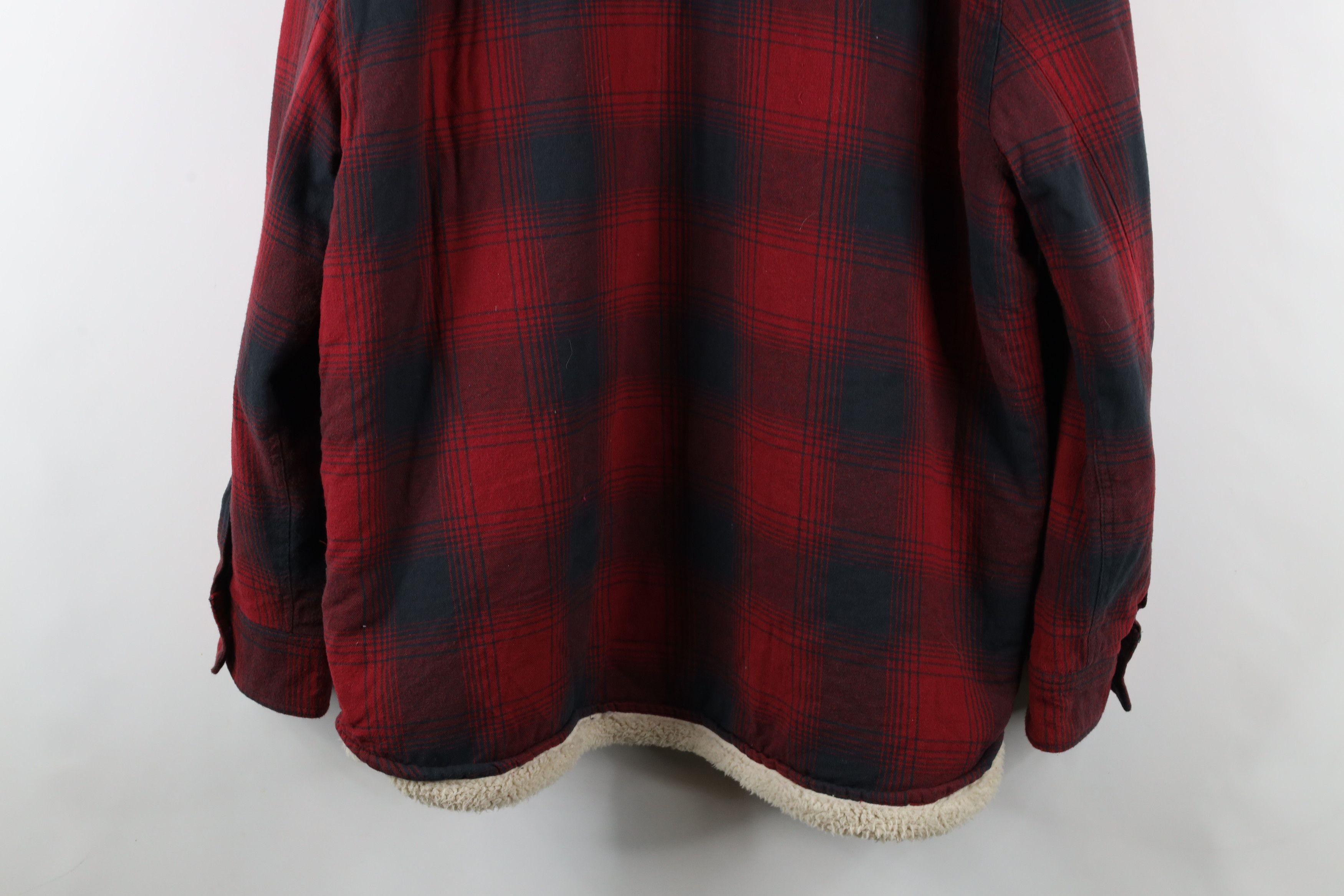 Vintage Vintage 90s Big Mac Pile Fleece Lined Flannel Shirt Jacket Size US XXL / EU 58 / 5 - 11 Thumbnail
