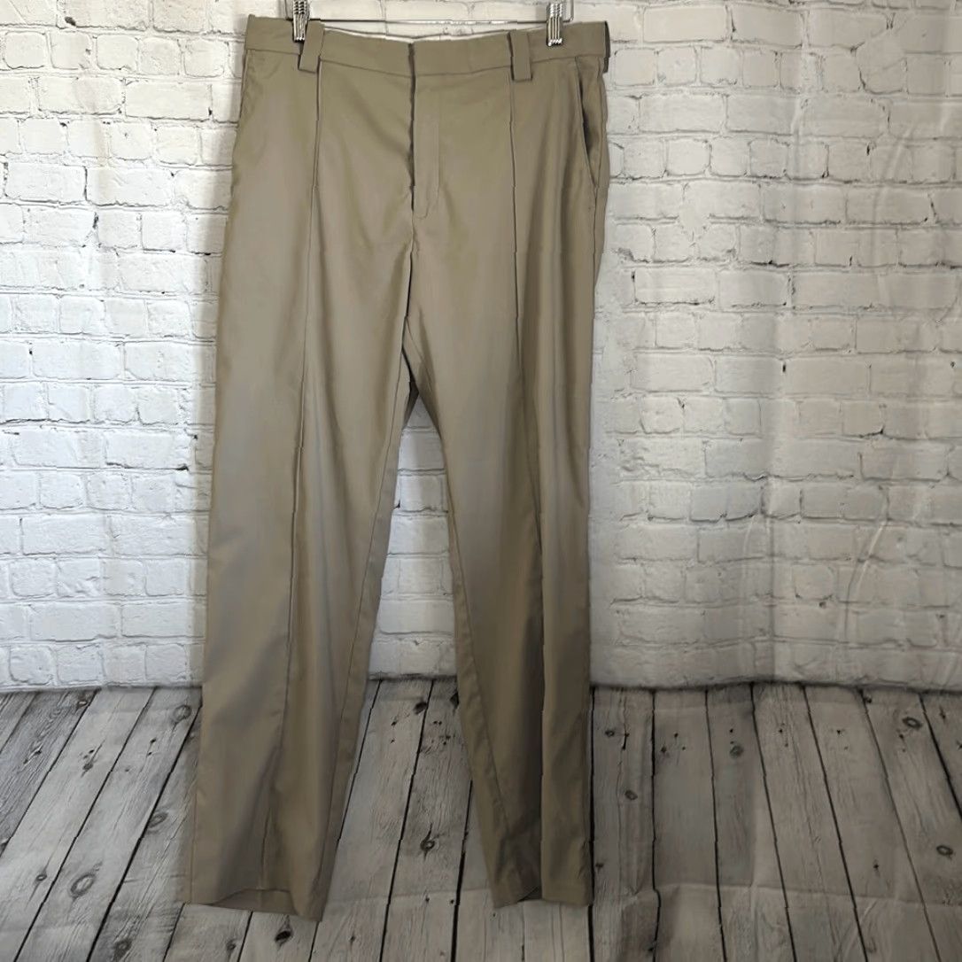 Nike Nike Golf Tiger Woods Collection TW Dri-Fit Khaki Tan Golf Pants Men’s 33x32 Size US 33 - 2 Thumbnail