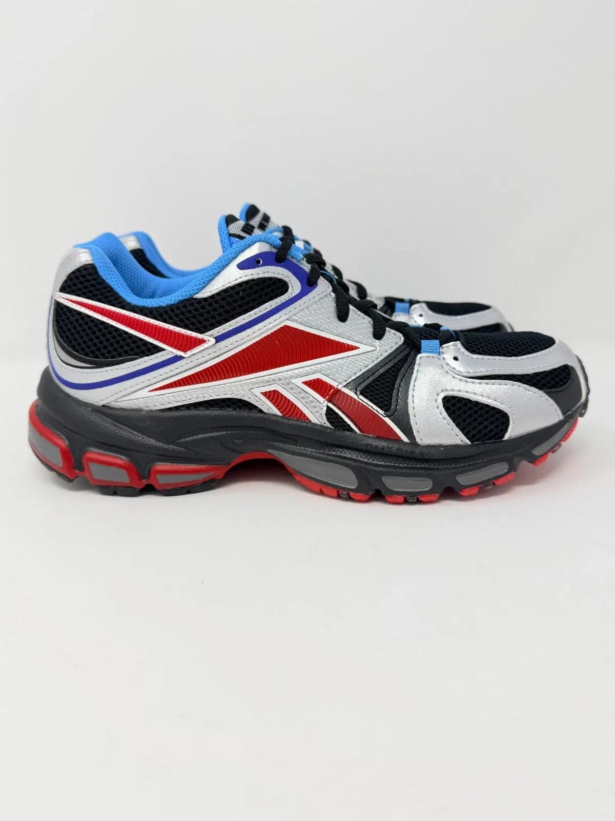 Reebok × Vetements Vetements Reebok Spike Runner 200 Black Silver Red Blue Size US 7 / EU 40 - 2 Thumbnail
