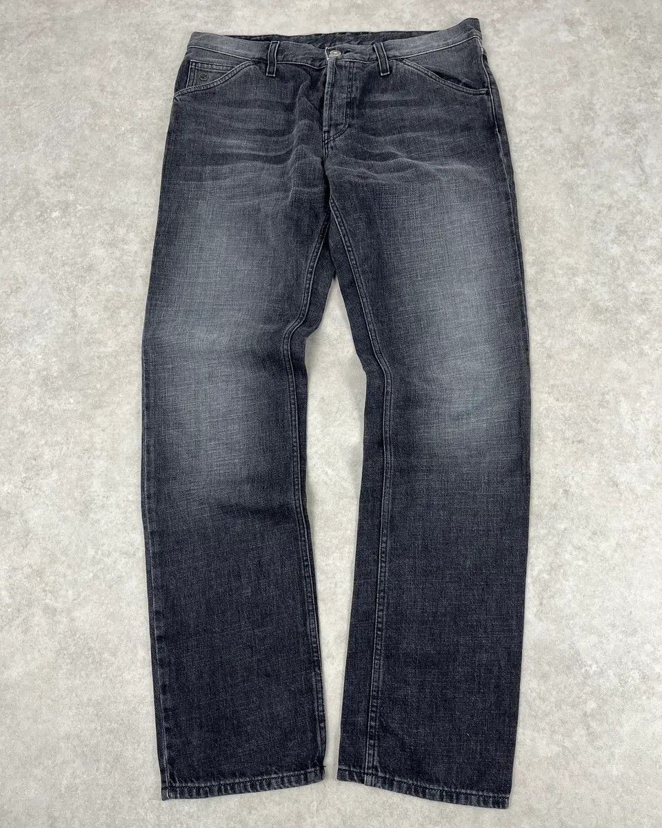 Gucci 2010s Gucci Grey Denim Straight-Leg Jeans Size US 33 - 1 Thumbnail