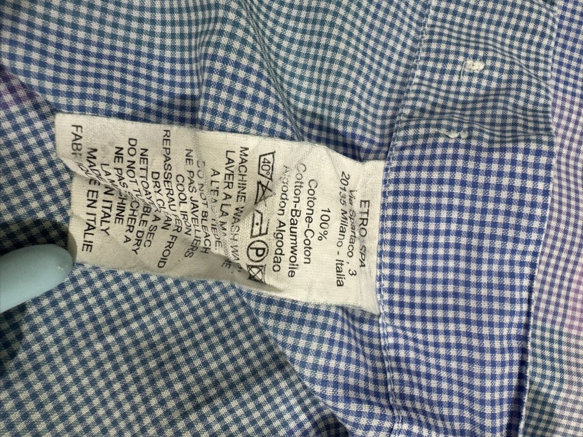 Etro Etro Long Sleeve Shirt Size L Size US L / EU 52-54 / 3 - 6 Thumbnail