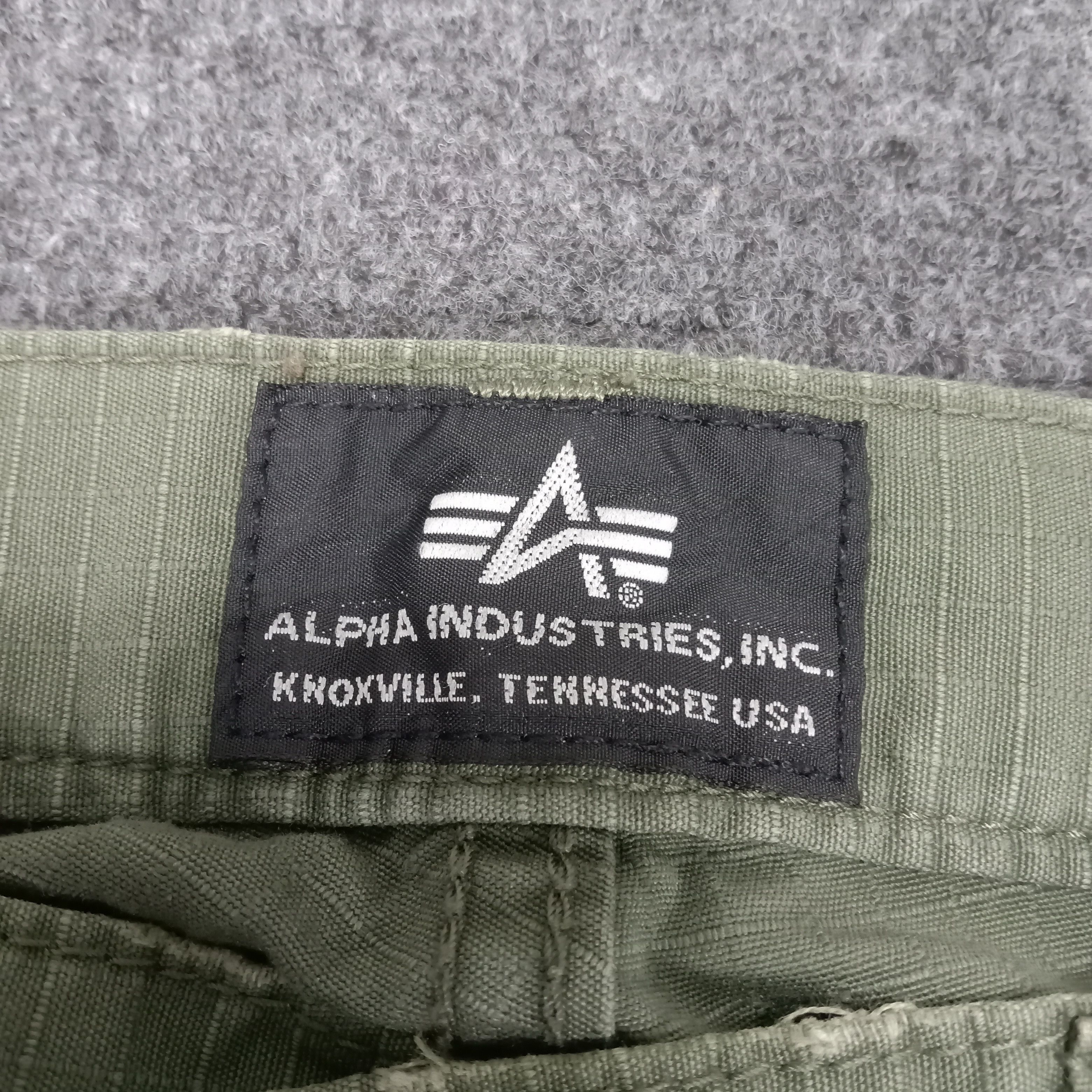 Alpha Industries × Vintage Alpha Industries Military Style Cargo Pants Size US 31 - 4 Thumbnail
