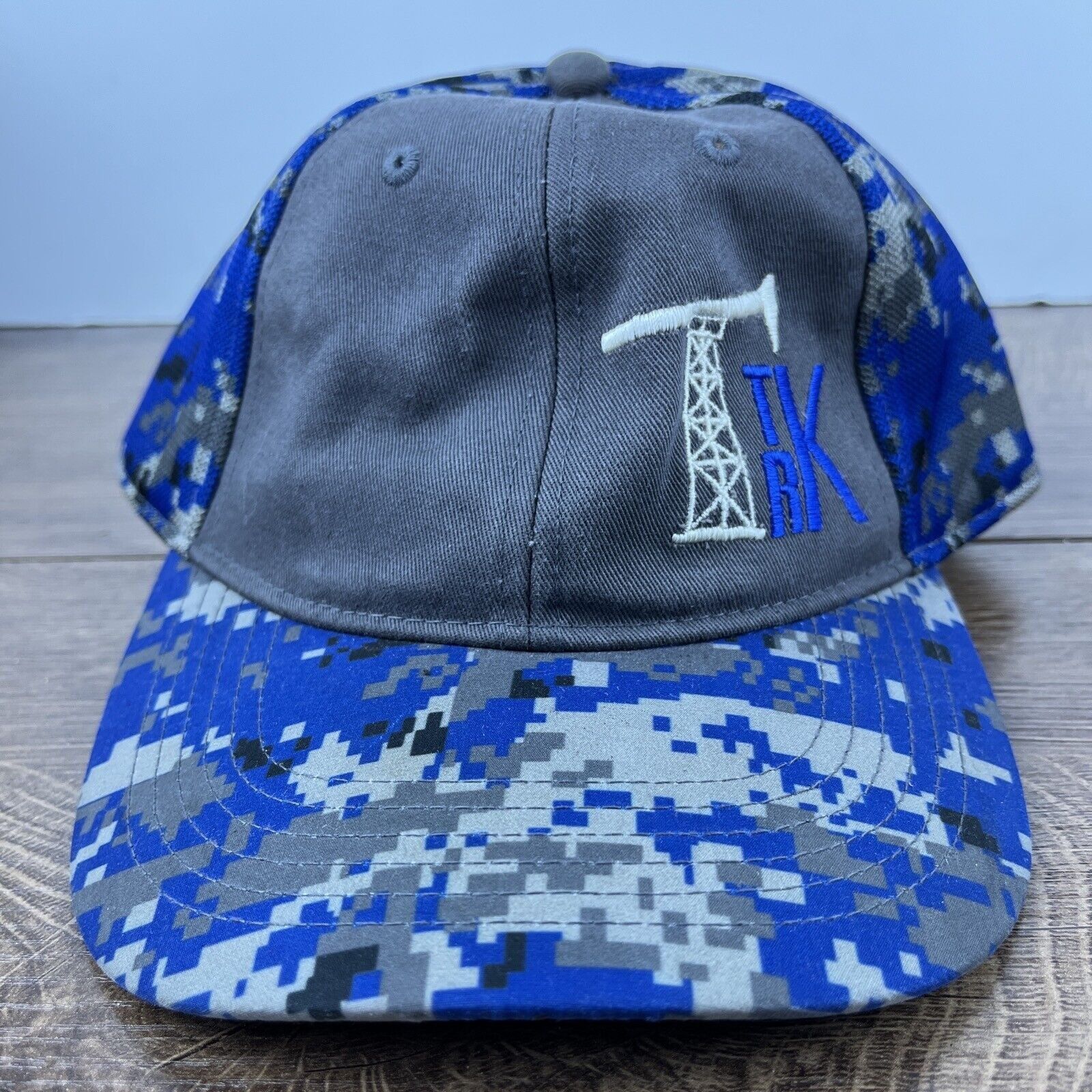 Other TRK Hat TRK Hat Gray Hat Adjustable Gray Adult Size Hat Size ONE SIZE - 1 Thumbnail