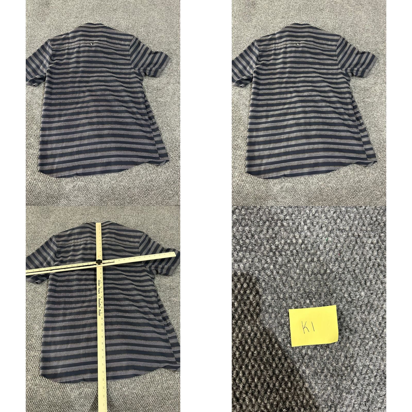 Oakley Oakley Button-Down Shirt Mens L Blue Striped Short Sleeve Casual Pocket Shirt Size US L / EU 52-54 / 3 - 8 Thumbnail