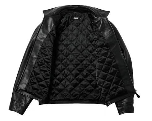 Palace PALACE SAFE HANDS LEATHER JACKET BLACK Size US L / EU 52-54 / 3 - 3 Thumbnail