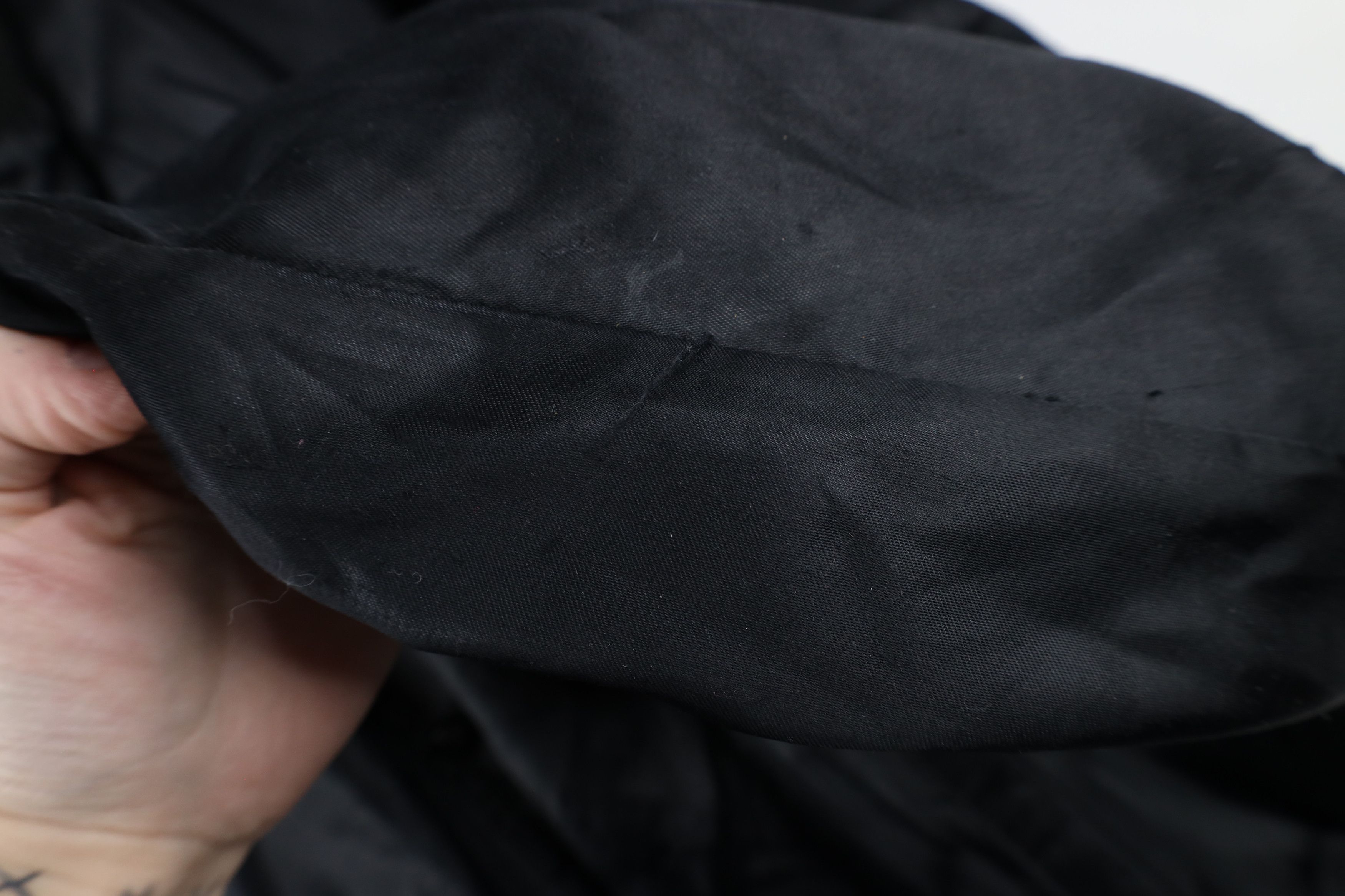 Vintage Vintage 80s Chevrolet Lined Satin Bomber Jacket Black USA Size US XL / EU 56 / 4 - 5 Thumbnail