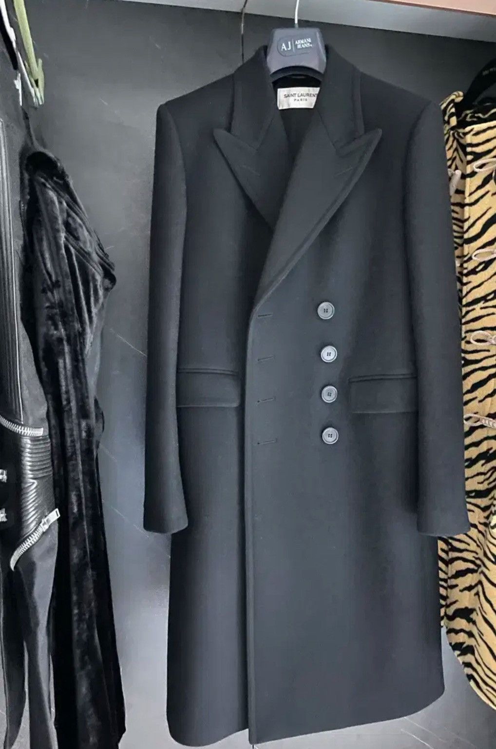 Saint Laurent Paris Saint laurent 16FW mafia double breasted coat sz46 Size US S / EU 44-46 / 1 - 1 Thumbnail
