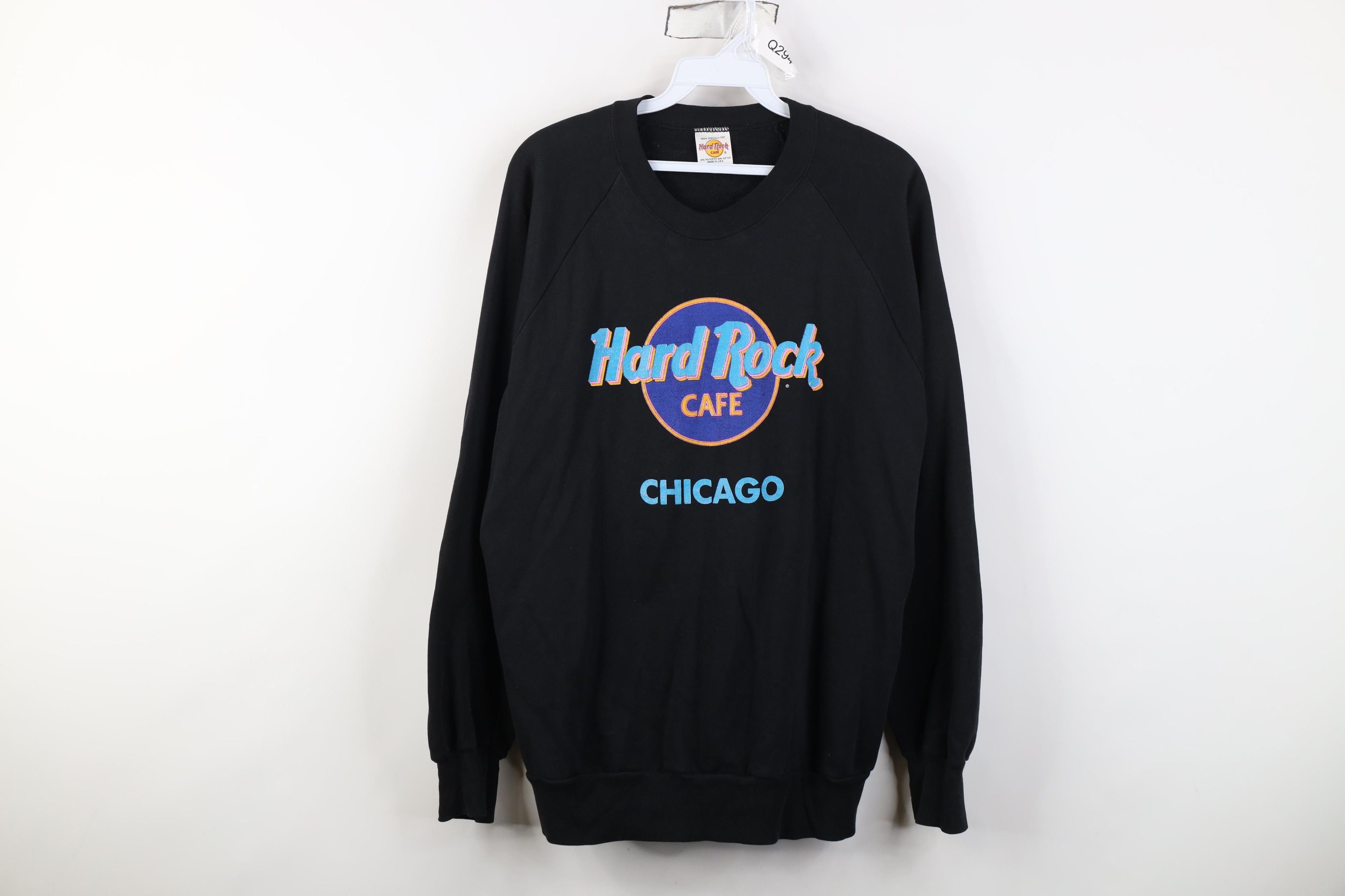 Hard Rock Cafe Vintage 80s 90s Hard Rock Cafe Chicago Crewneck Sweatshirt Size XL / US 12-14 / IT 48-50 - 1 Thumbnail