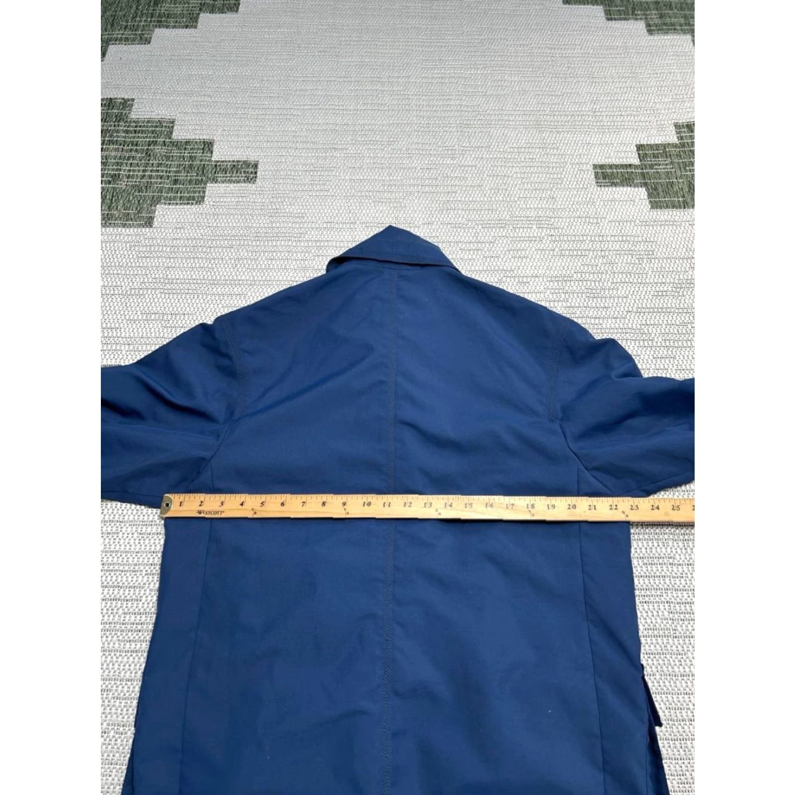 St. John VINTAGE St John Pea Coat Womens Medium Blue Casual Double Breasted Winter Size M / US 6-8 / IT 42-44 - 3 Thumbnail
