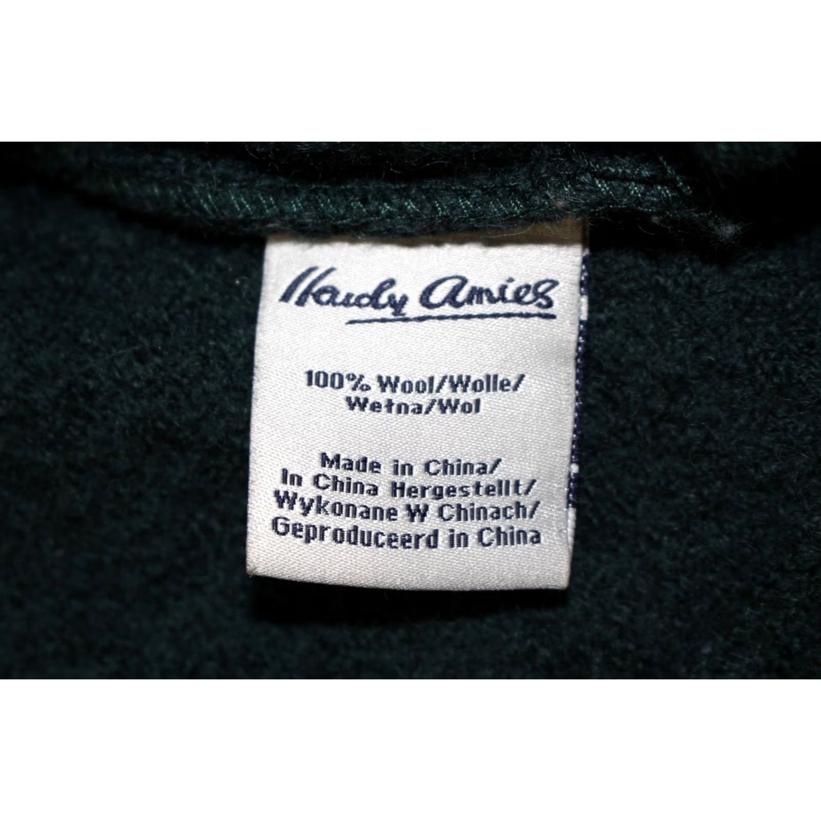 Hardy Amies Hardy Amies Jacket Women's M Savile Row 100% Wool Full Zip Dark Green Size M / US 6-8 / IT 42-44 - 7 Thumbnail