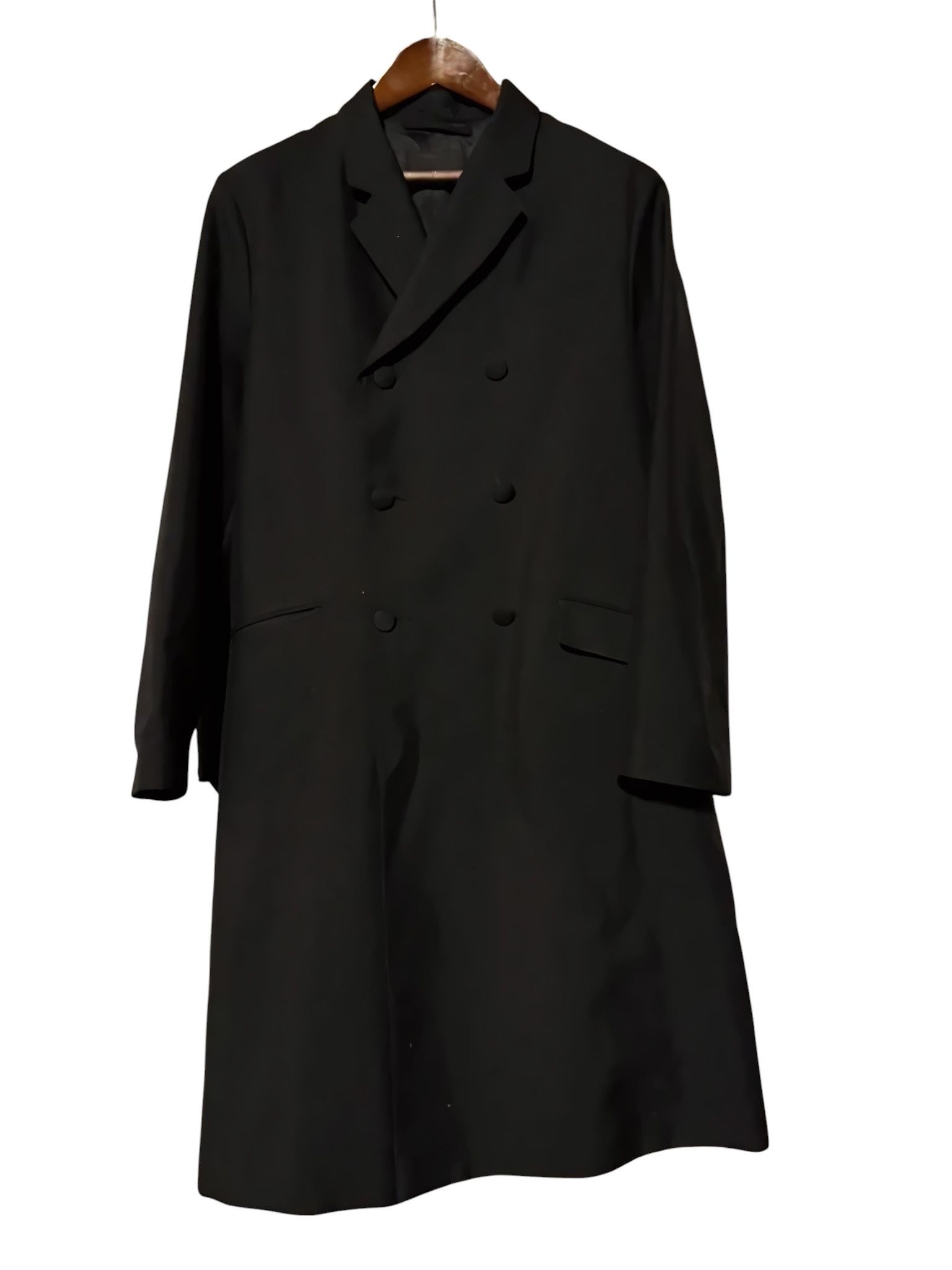 Prada F/W 2012 RUNWAY DOUBLE BREASTED BELTED MOHAIR COAT Size US M / EU 48-50 / 2 - 2 Thumbnail