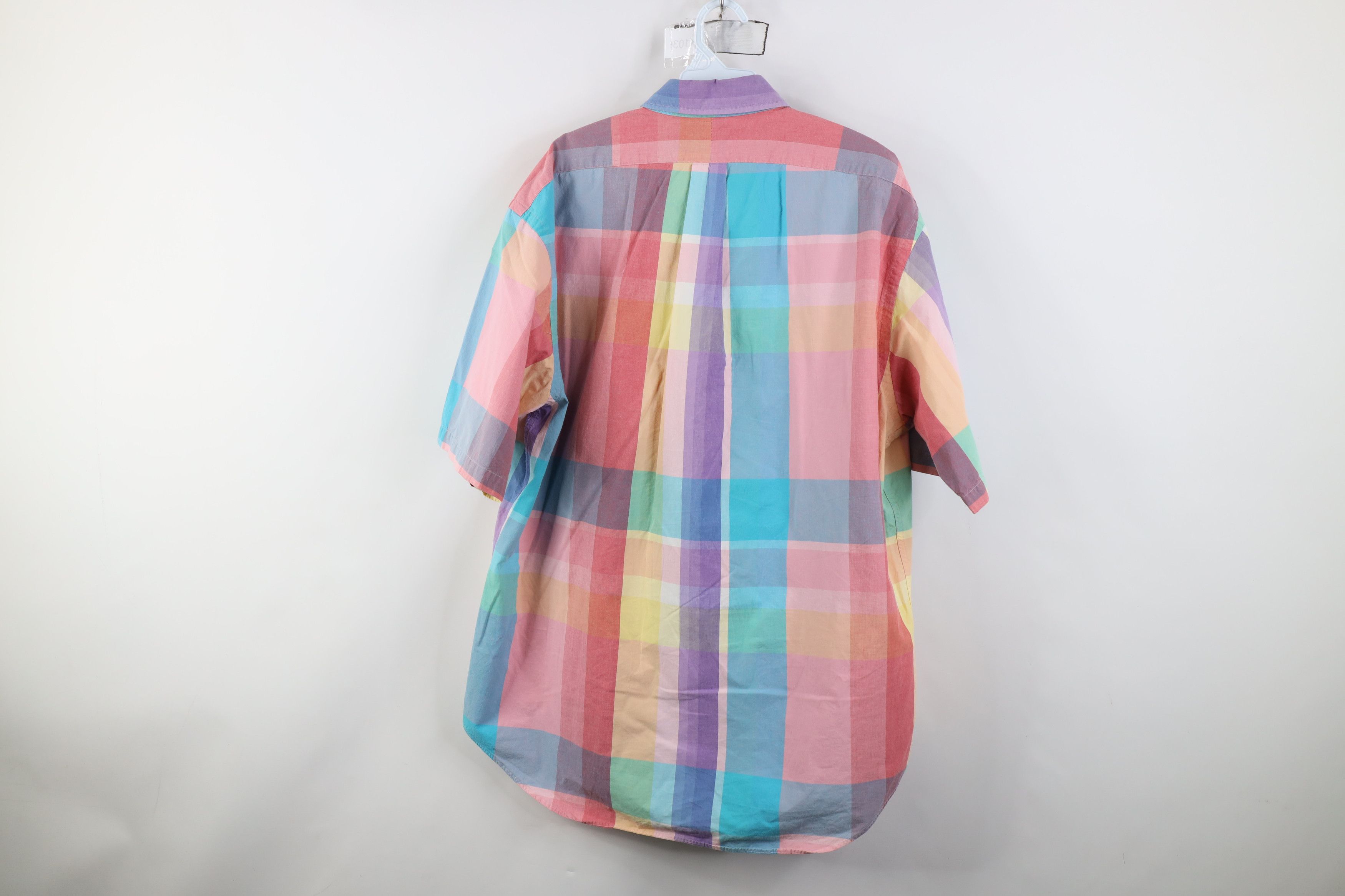 Ralph Lauren Vintage 80s 90s Ralph Lauren Plaid Button Down Shirt USA Size US L / EU 52-54 / 3 - 8 Thumbnail
