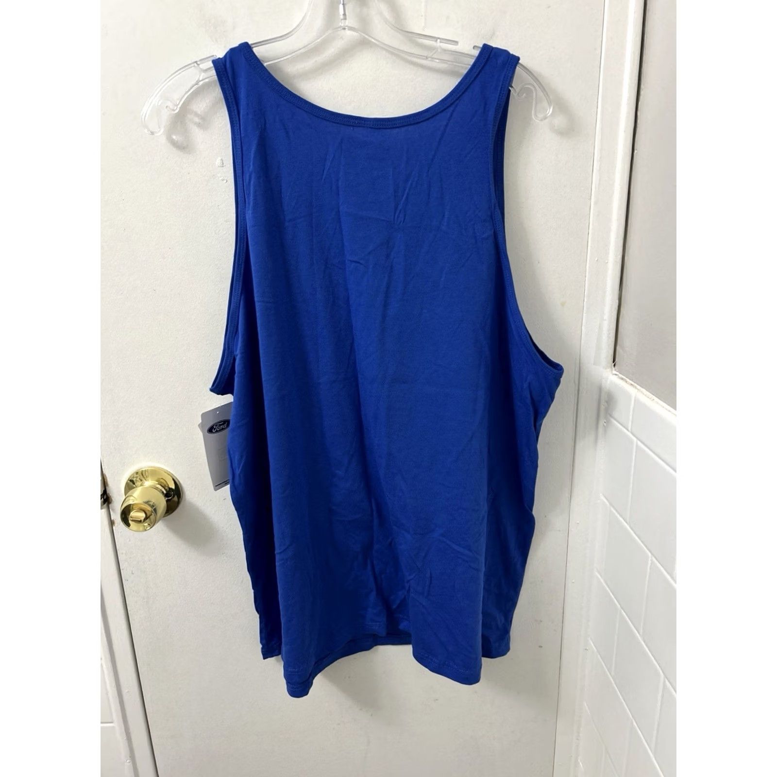 Garage VINTAGE Ford's Garage Tank Top Mens XL Blue Ringspun Cotton Shirt Official License NWT Size US XL / EU 56 / 4 - 7 Thumbnail
