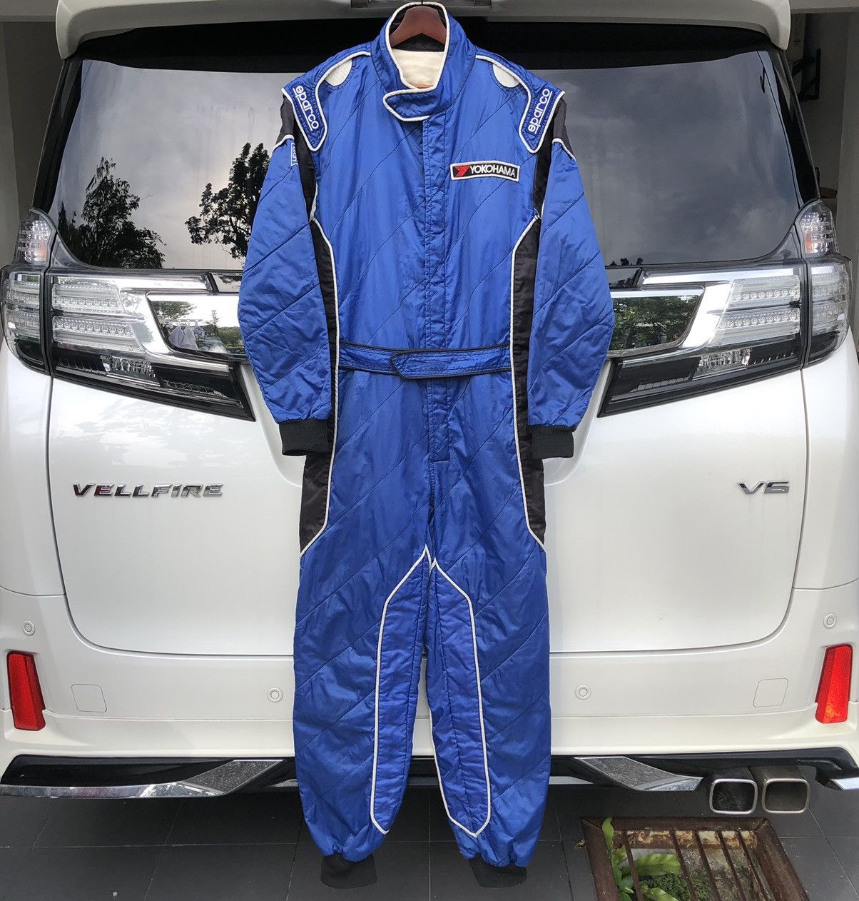 Sports Specialties Nankai Sparco Mod.K26 Yokohama Racing Suit Jacket Size US L / EU 52-54 / 3 - 1 Thumbnail