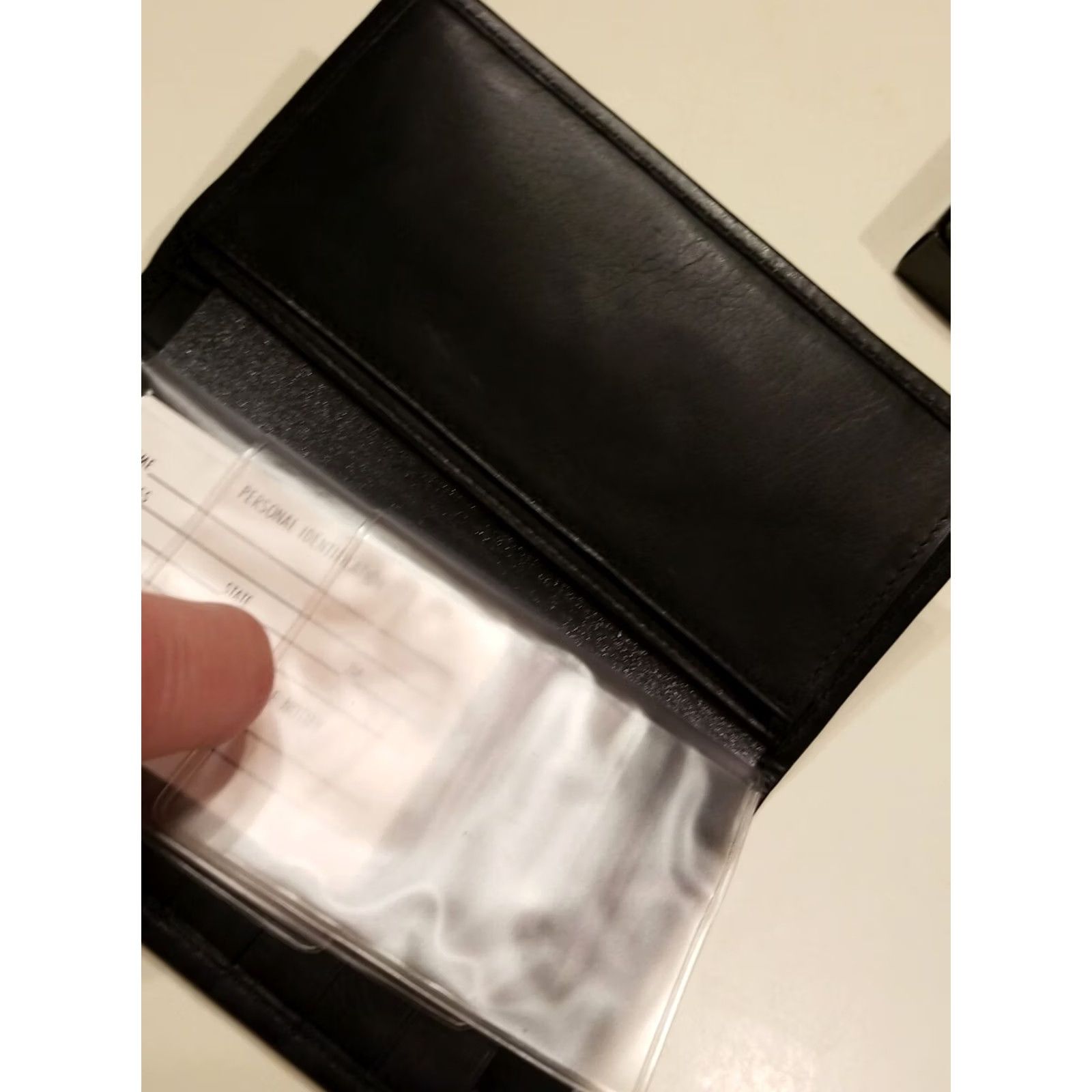 Yves Saint Laurent VINTAGE YSL Pocket Secretary Black Leather Unisex Nwt Size ONE SIZE - 6 Thumbnail