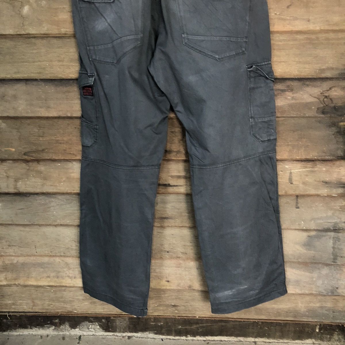 Japanese Brand DL Even River Dark Blue Cargo Multipocket Pants #S2780 Size US 35 - 13 Thumbnail