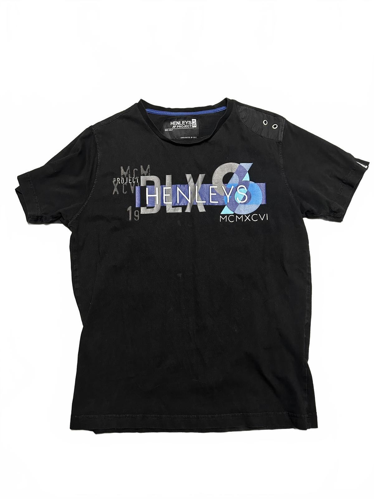 Designer Henleys DLX Project Black Graphic T-Shirt Size US M / EU 48-50 / 2 - 2 Thumbnail